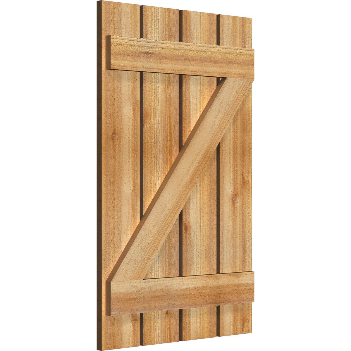 Ekena Millwork RBS06Z23X035RWR Exterior-Shutters - View #2