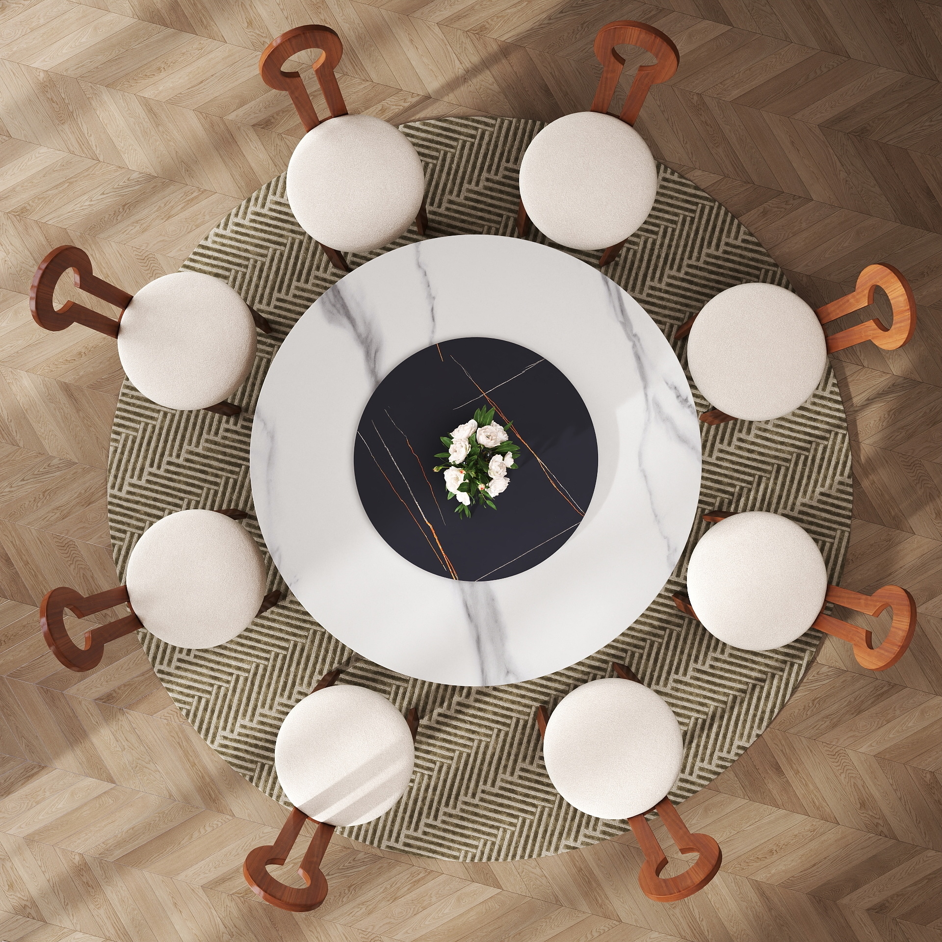 BuotiqHom DH-AT-150W80B-9C Dining-Tables - View #6