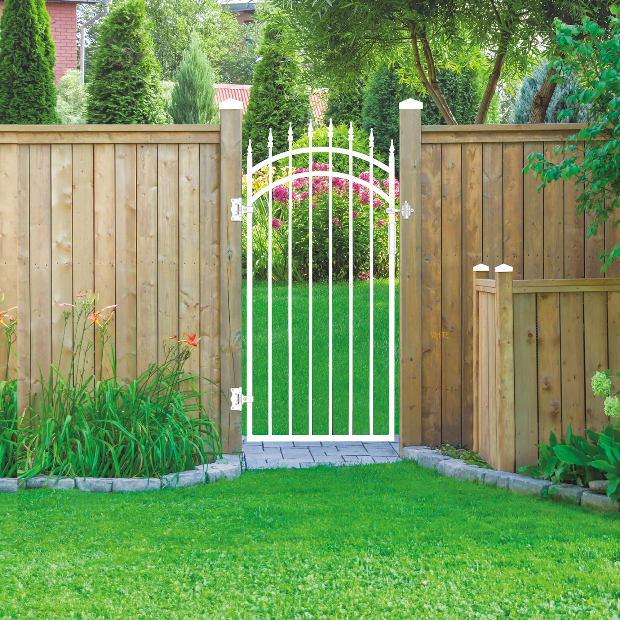 Nuvo Iron ITGA3368GW Fence-Gates - View #4
