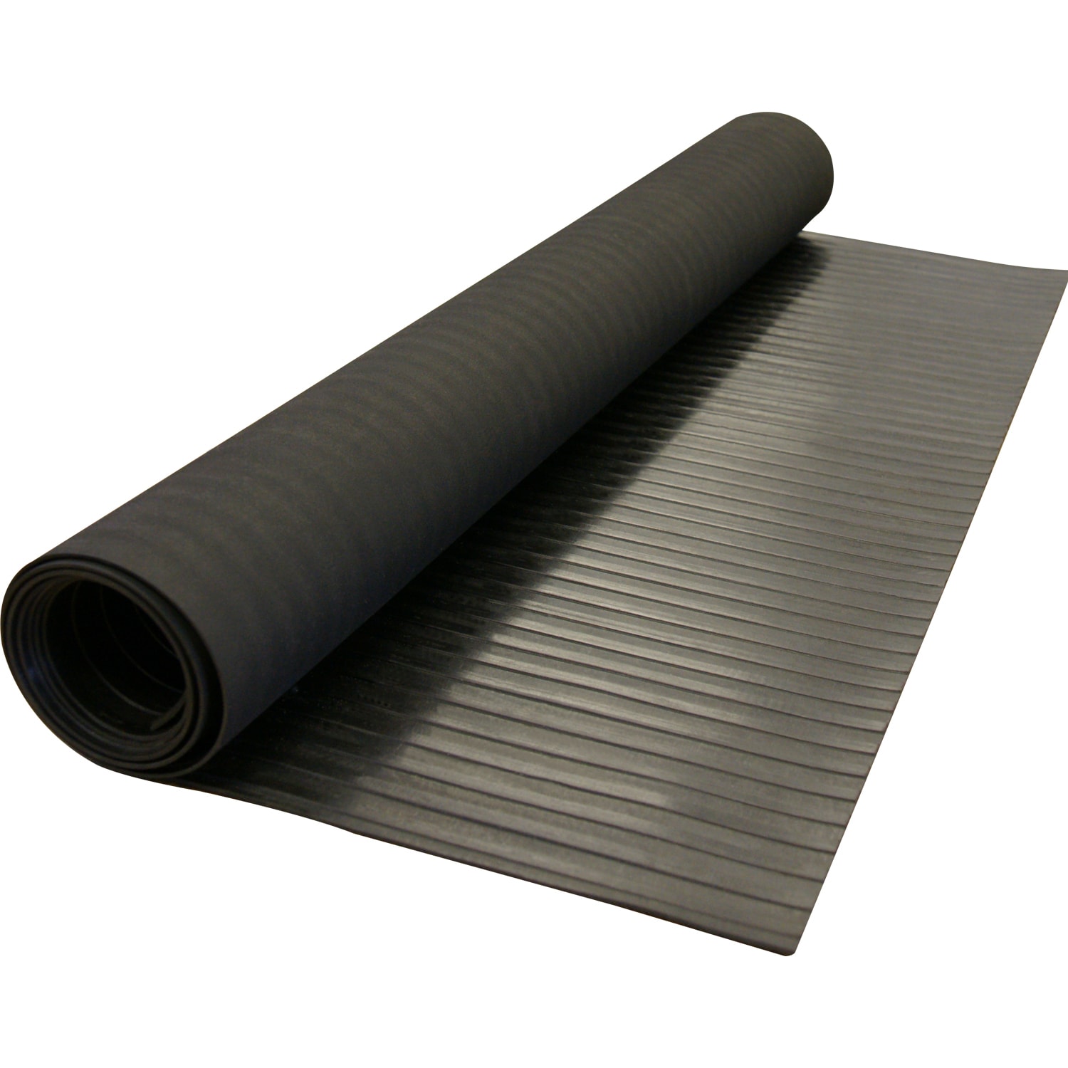 Rubber-Cal 36-in W x 240-in L x 0.125-in T Rubber Gym Floor Roll (60-sq ft)  in the Gym Flooring department at