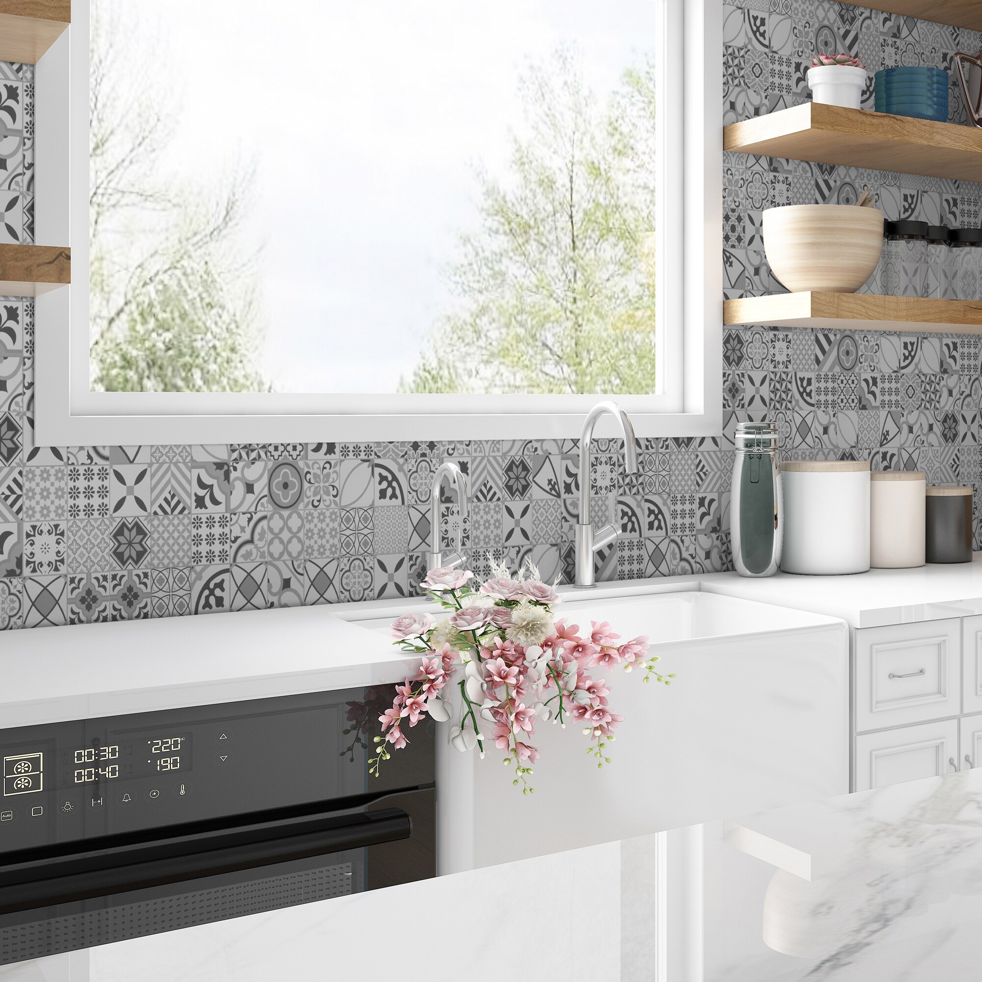 SUNWINGS SQAPTN-BLK-20 Ceramic-Tile - View #11
