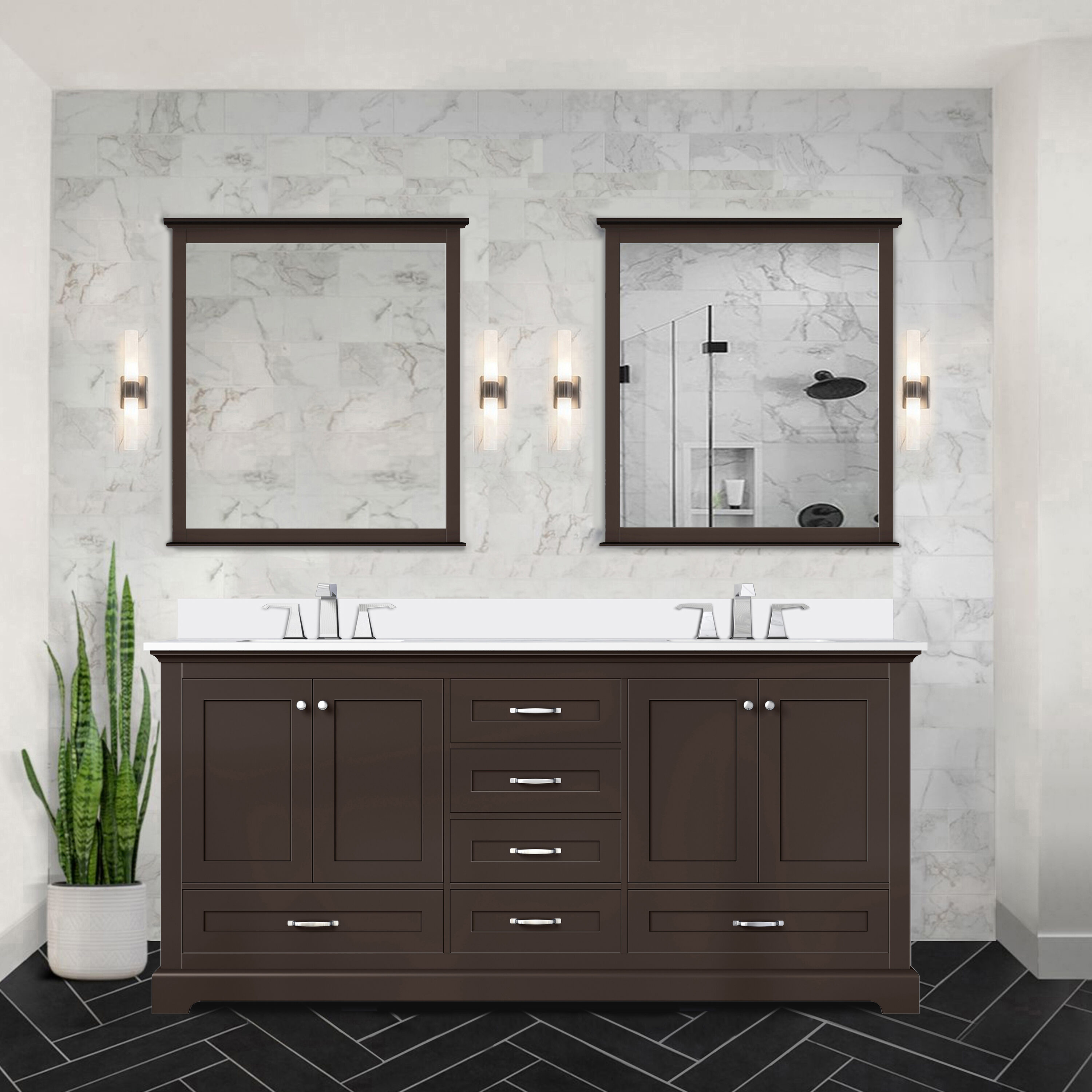 Lexora LVD72DG300 Bath-Vanity-Combo - View #10