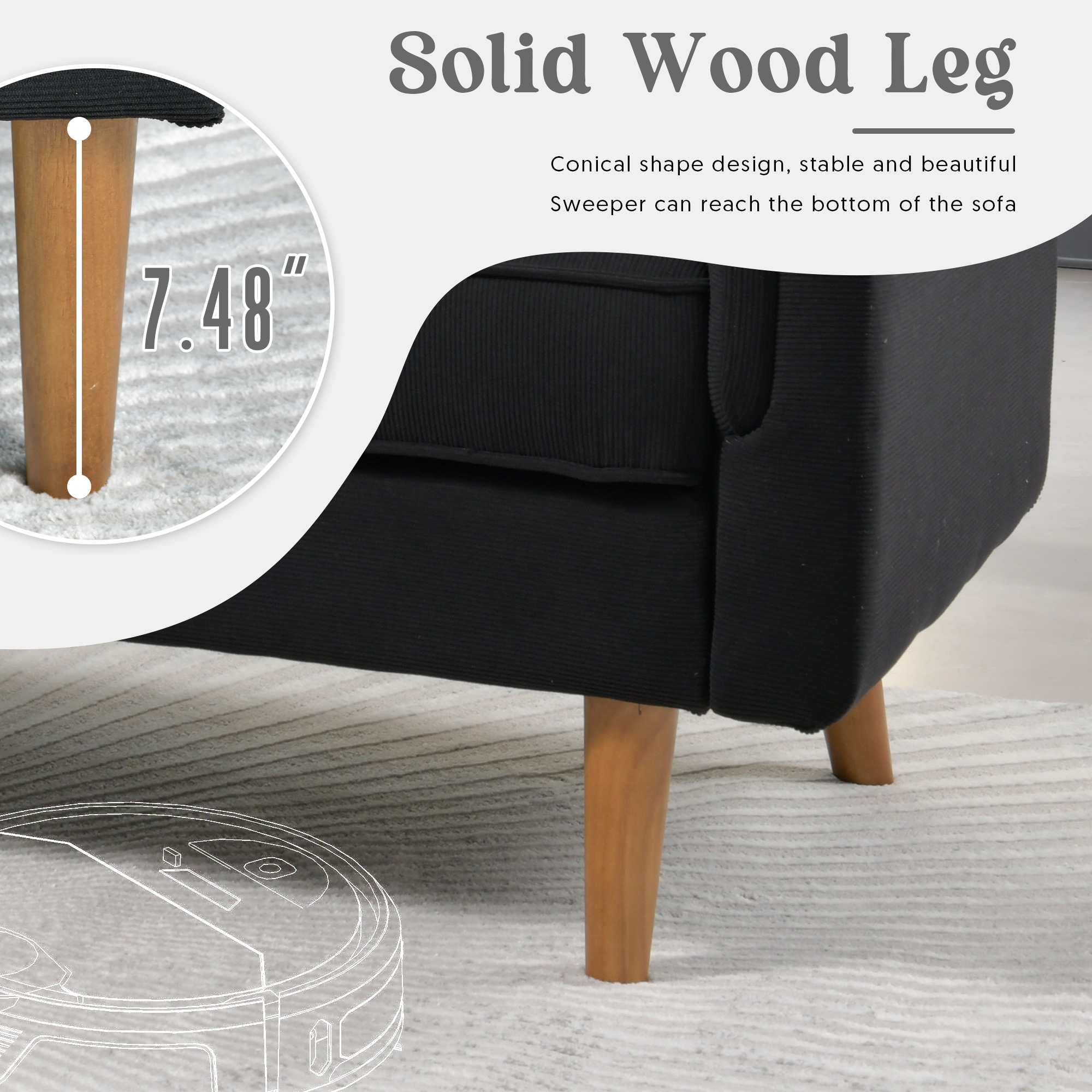 weaxty HMBGLS550 Sofas-Loveseats - View #8