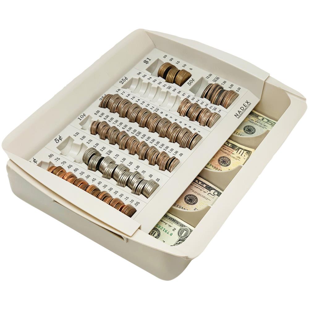 Quick Sort Coin Organizing Trays  Color Coded Sorting Trays for