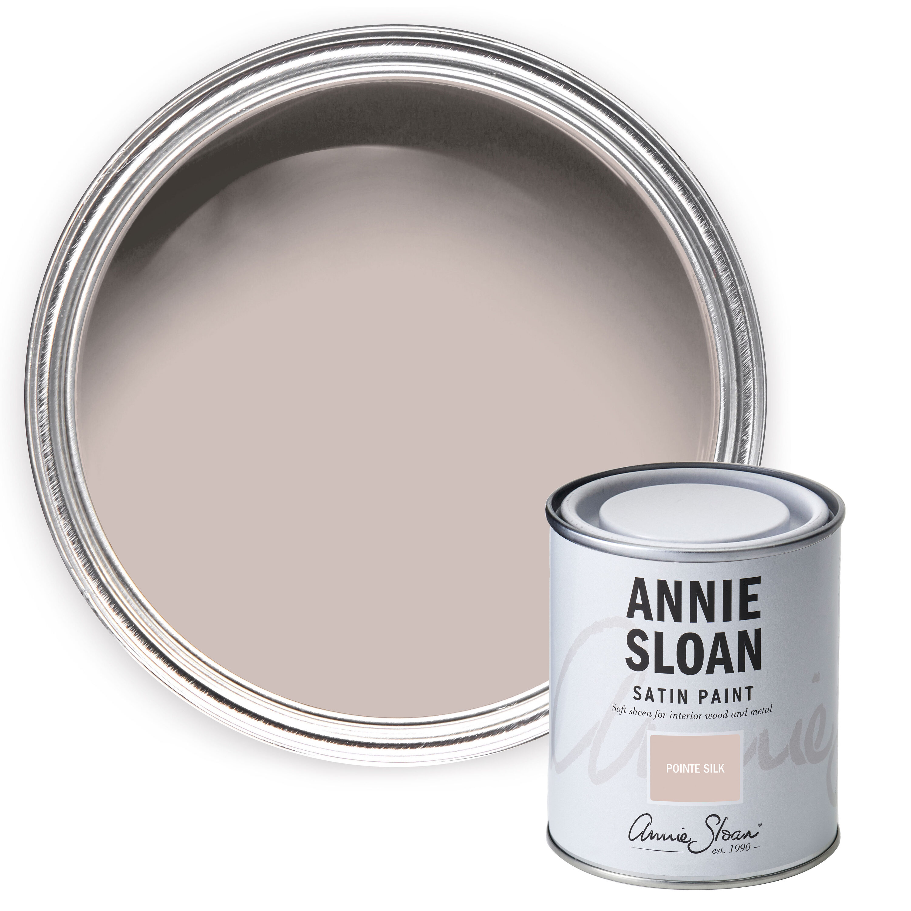 Annie Sloan SPPS001.0750.01 Satin Pointe Pink Water-based Interior Door and Trim Paint ( 1-pint )