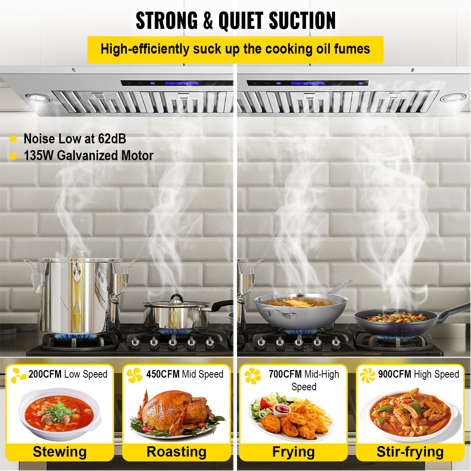 VEVOR SCQRSCYYJYCB01202V1 Undercabinet-Range-Hoods - View #3