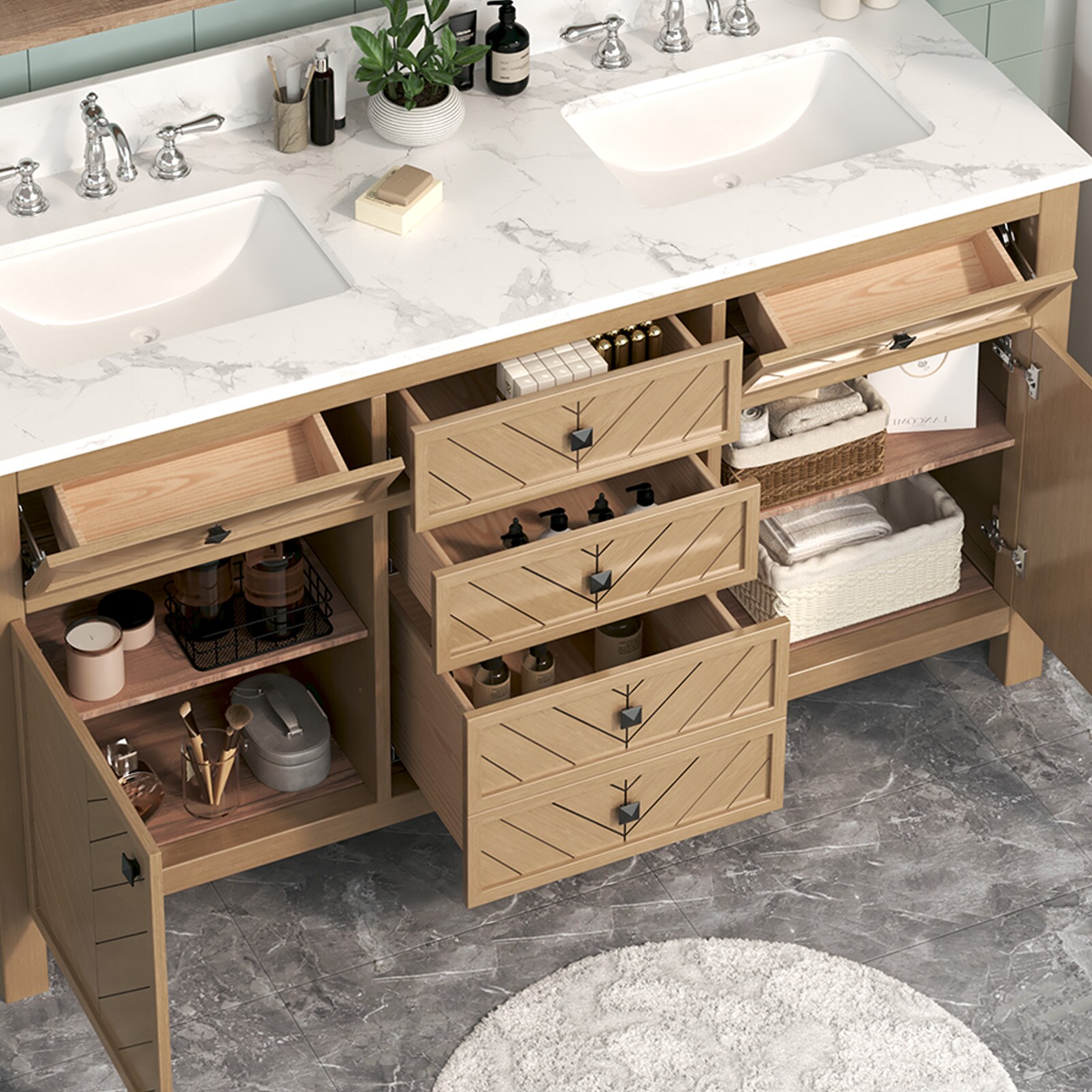 VOUA SAF-MEWEYS-YE Bath-Vanity-Combo - View #13