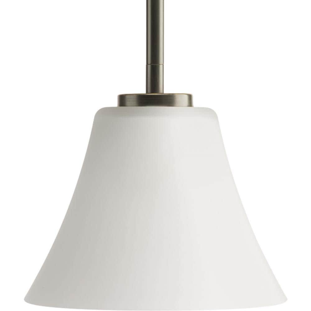 Antique Bronze Etched Glass Mini Pendant Light