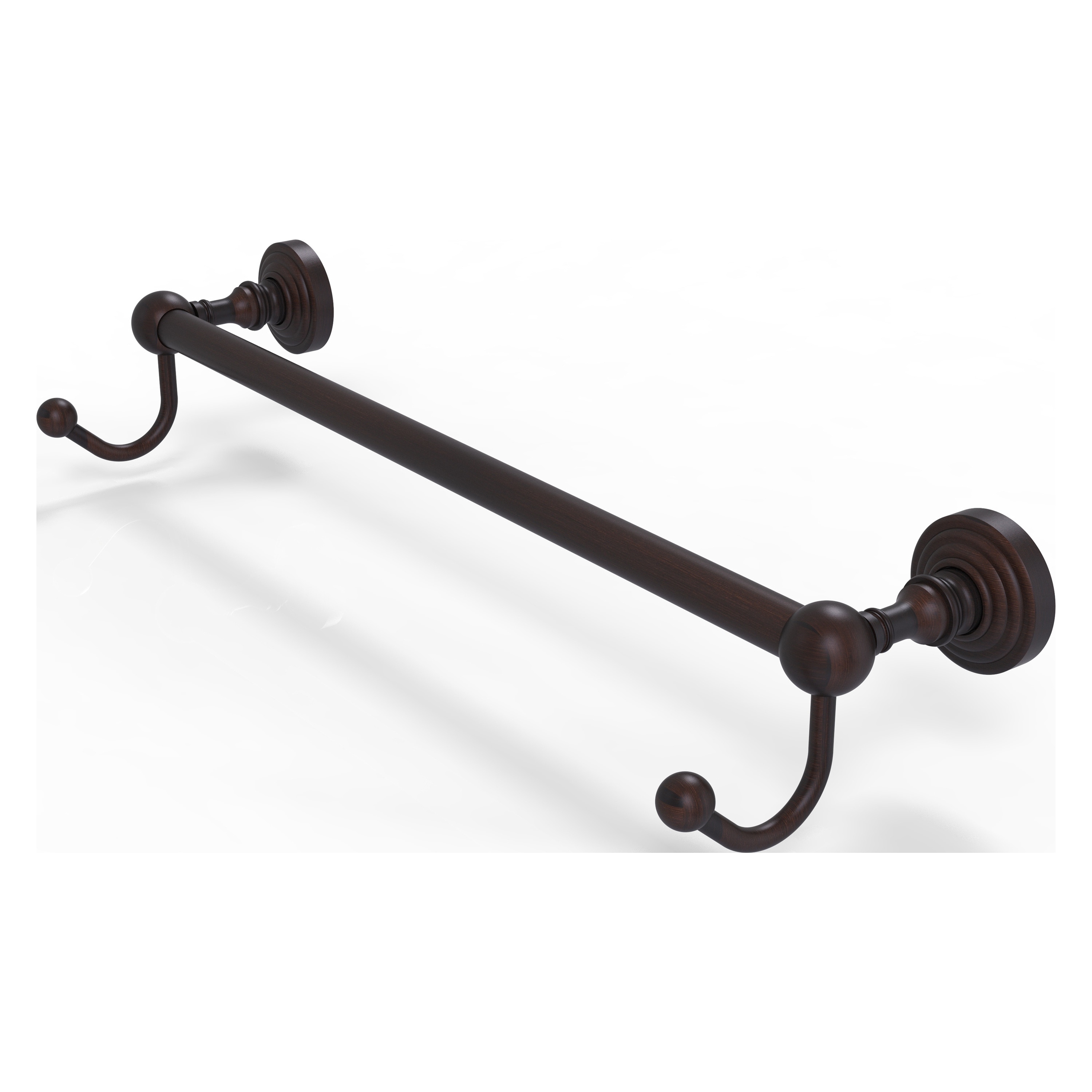 Allied Brass WP-41-36-HK-VB Waverly Place 36-in Venetian Bronze Wall mount Single Towel Bar