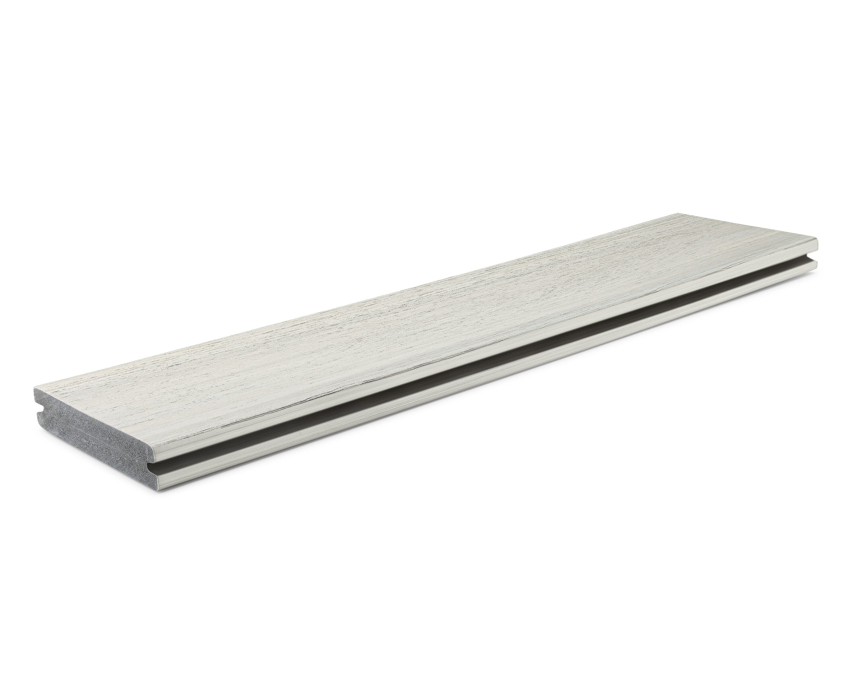 Landmark 5/4-in x 6-in x 20-ft Boardwalk Grey Grooved Composite Deck Board in Gray | - TimberTech AGB15520BD