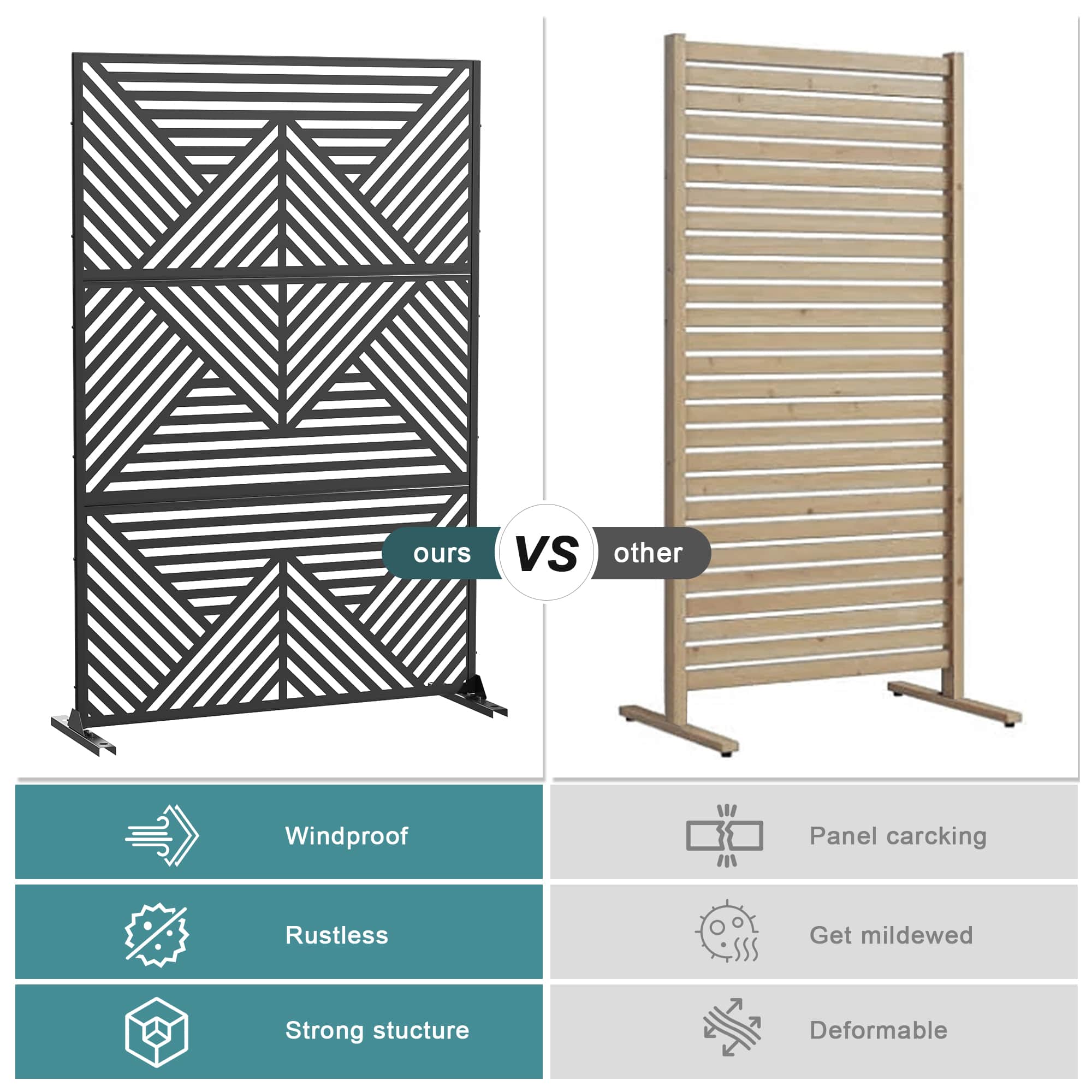 Aveyas LW0406-SYJPF-27 Outdoor-Privacy-Screen - View #8