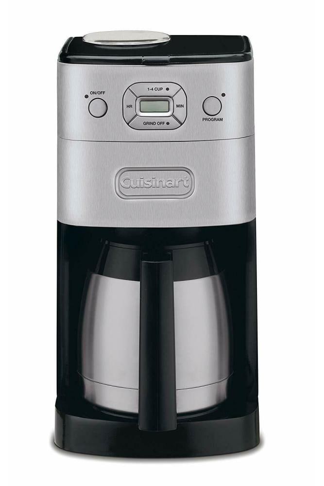 Cuisinart Grind and Brew 10-Cup Stainless Steel Residential Drip Coffee  Maker at