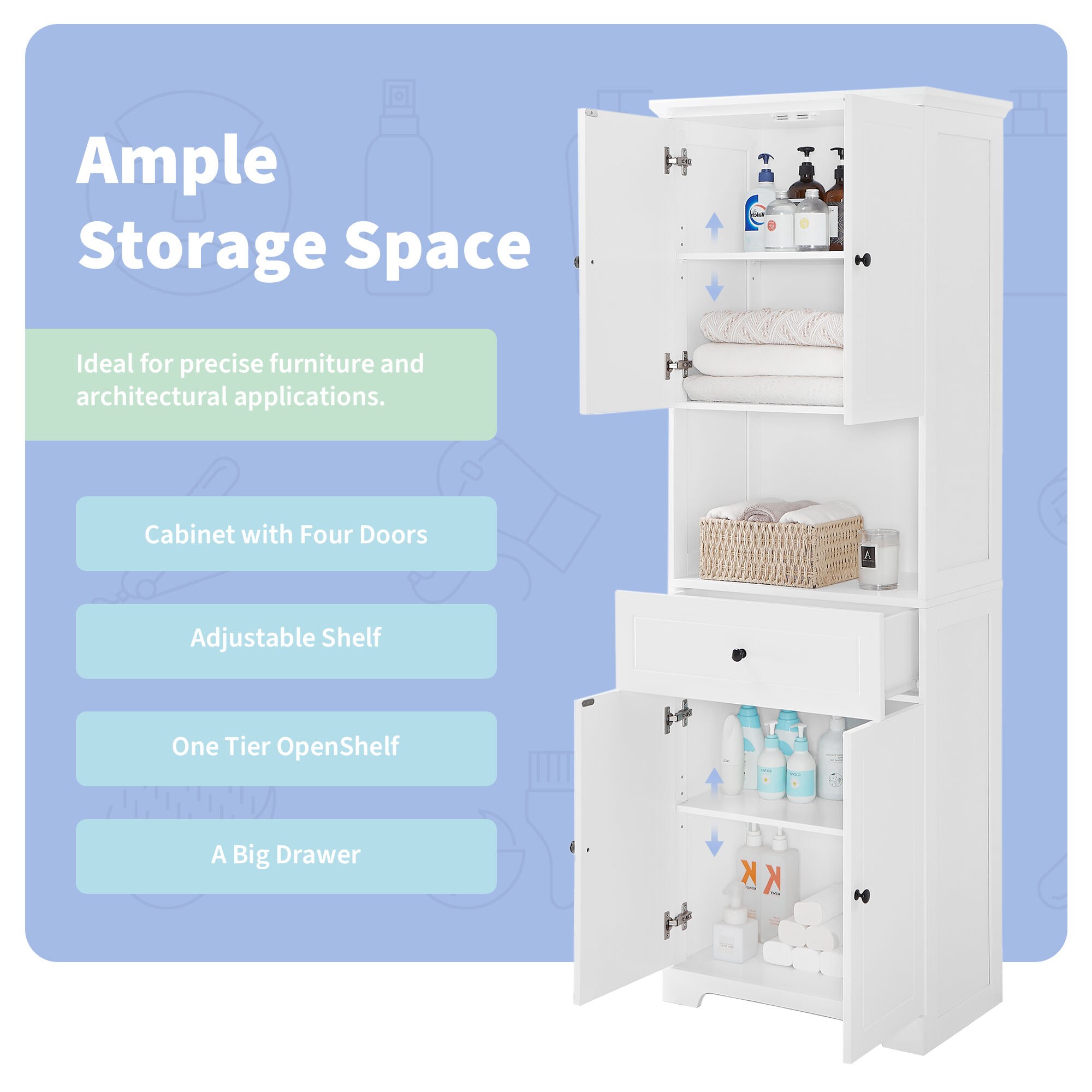 Siavonce XH92262 Utility-Storage-Cabinets - View #5