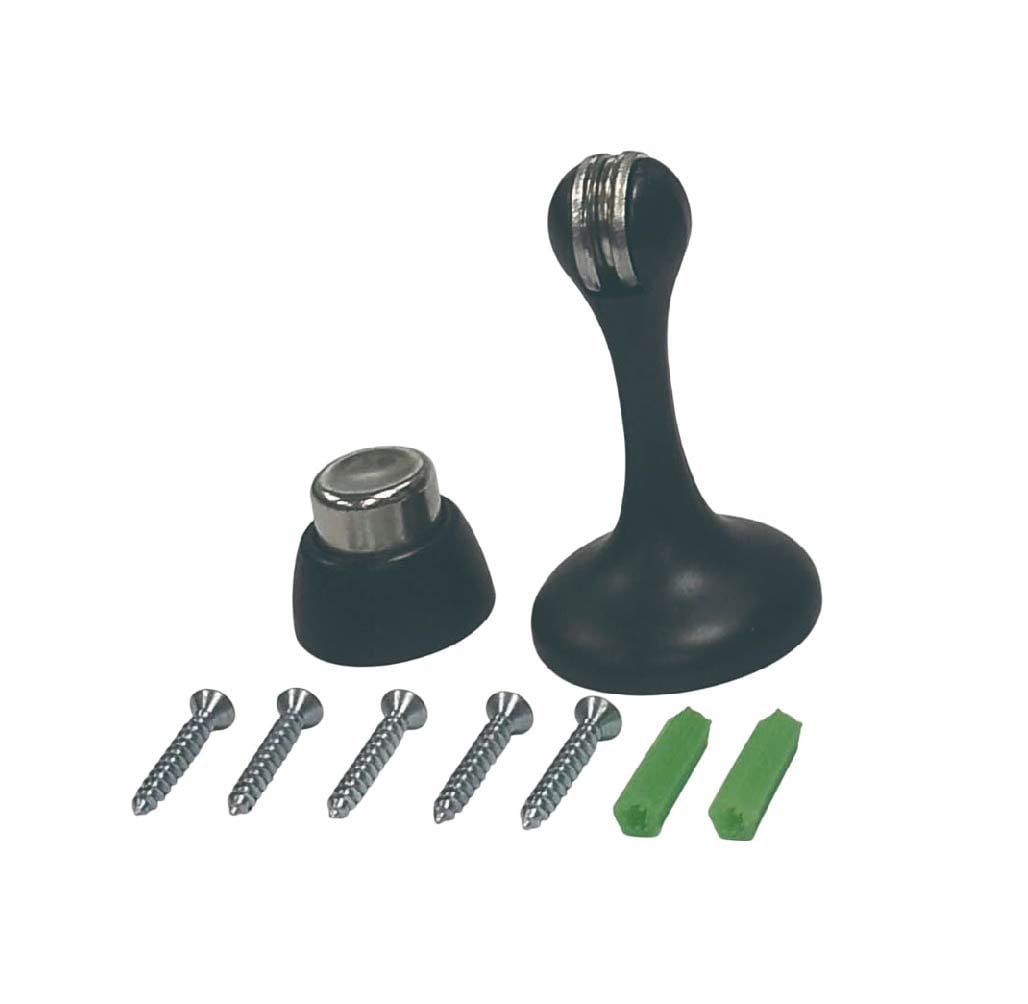 RELIABILT 3-in Oil-rubbed bronze Wall protector Door Stop