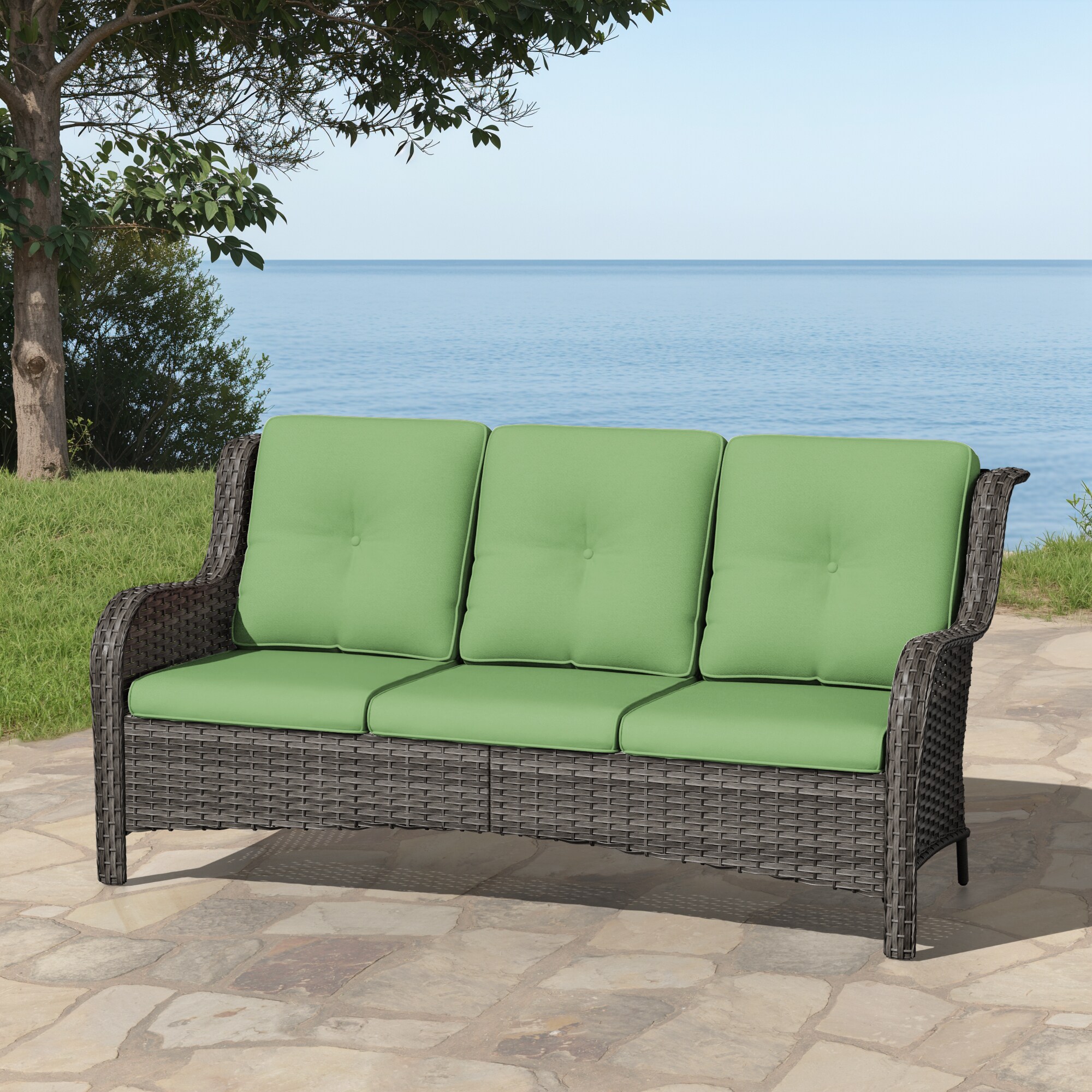 Gardenbee HGL-M75-GRN Patio-Sofas-Daybeds - View #6
