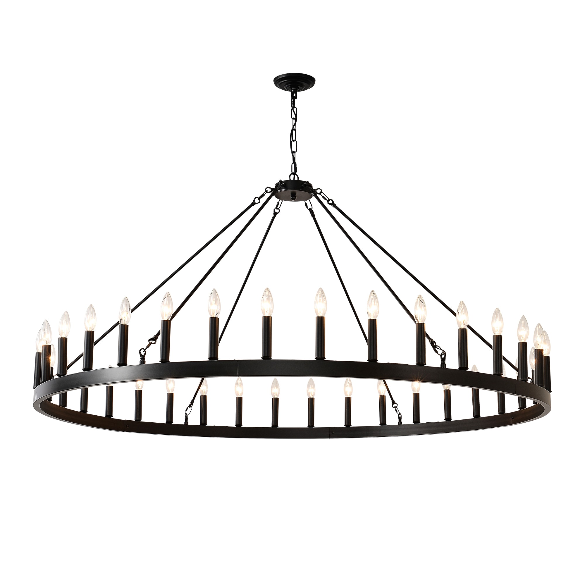SINOFURN SYA360006GD 36 -Light Black Modern/contemporary For Use in Dining Rooms, Foyers, Kitchens, Living Rooms Chandelier