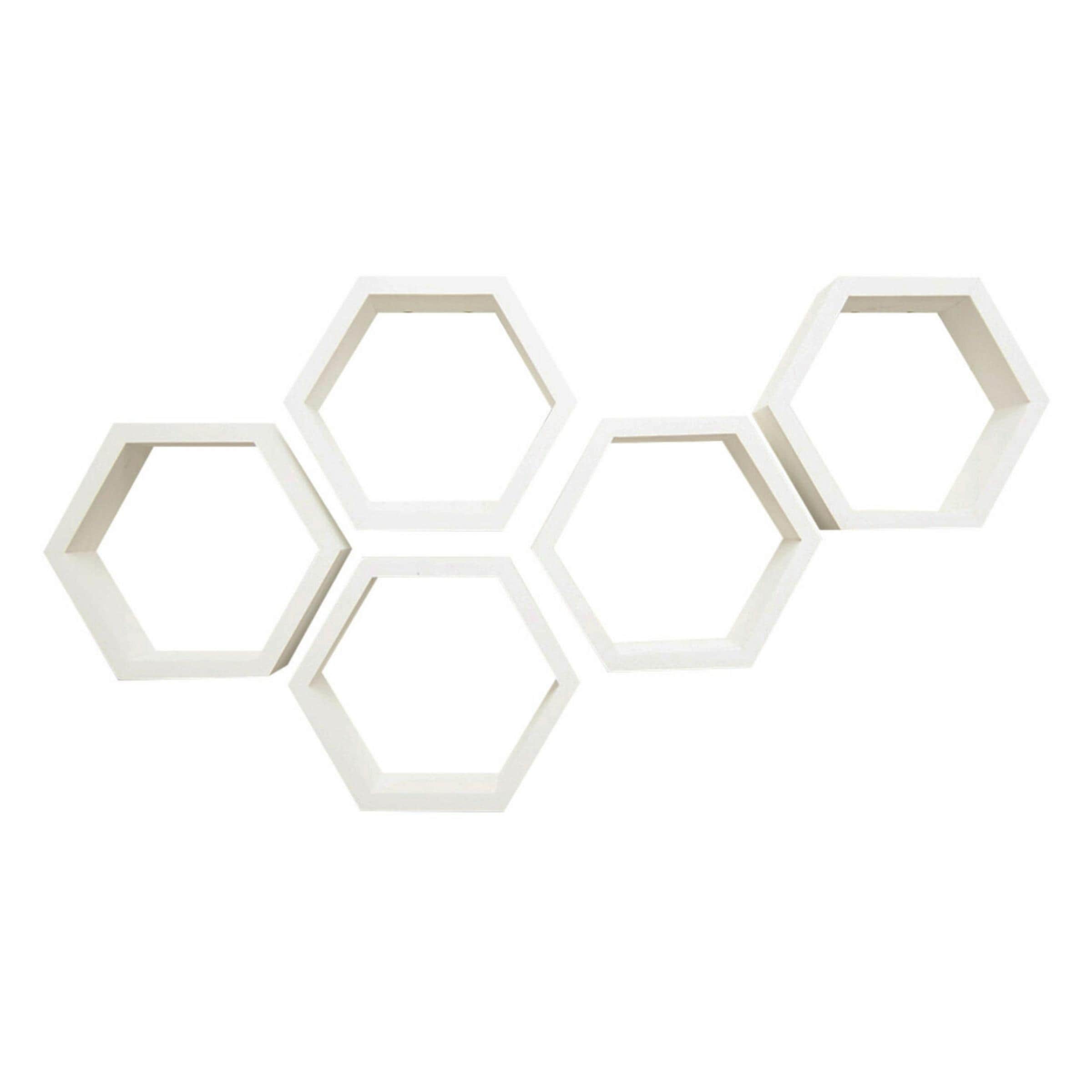 TRINITY HEX-SET5-WW Wall-Mounted-Shelving - View #8