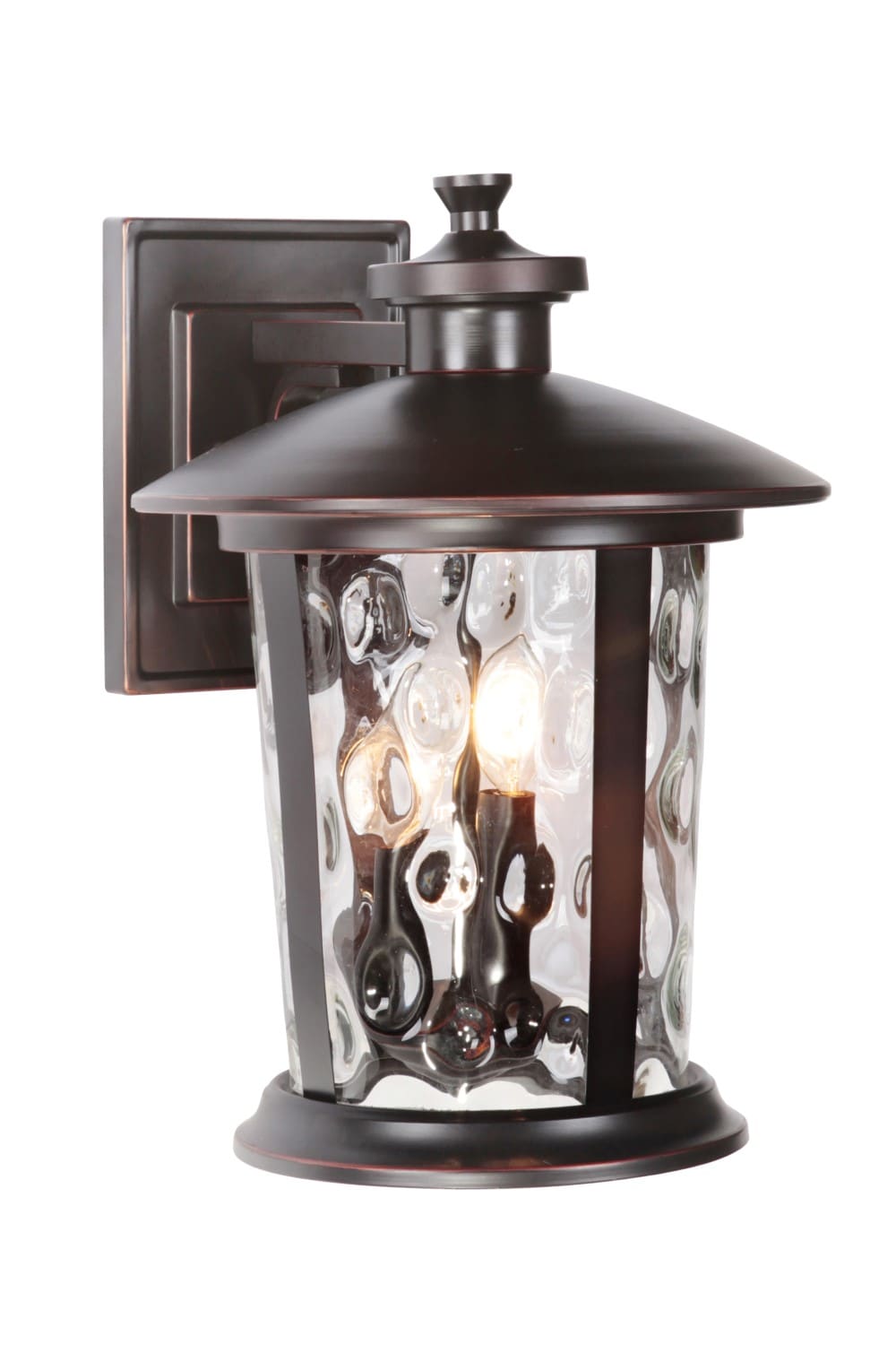 Craftmade Z7124-OBG Summerhays 3 -Light 16.5-in H Oil-rubbed Bronze Hardwired Outdoor Wall Light