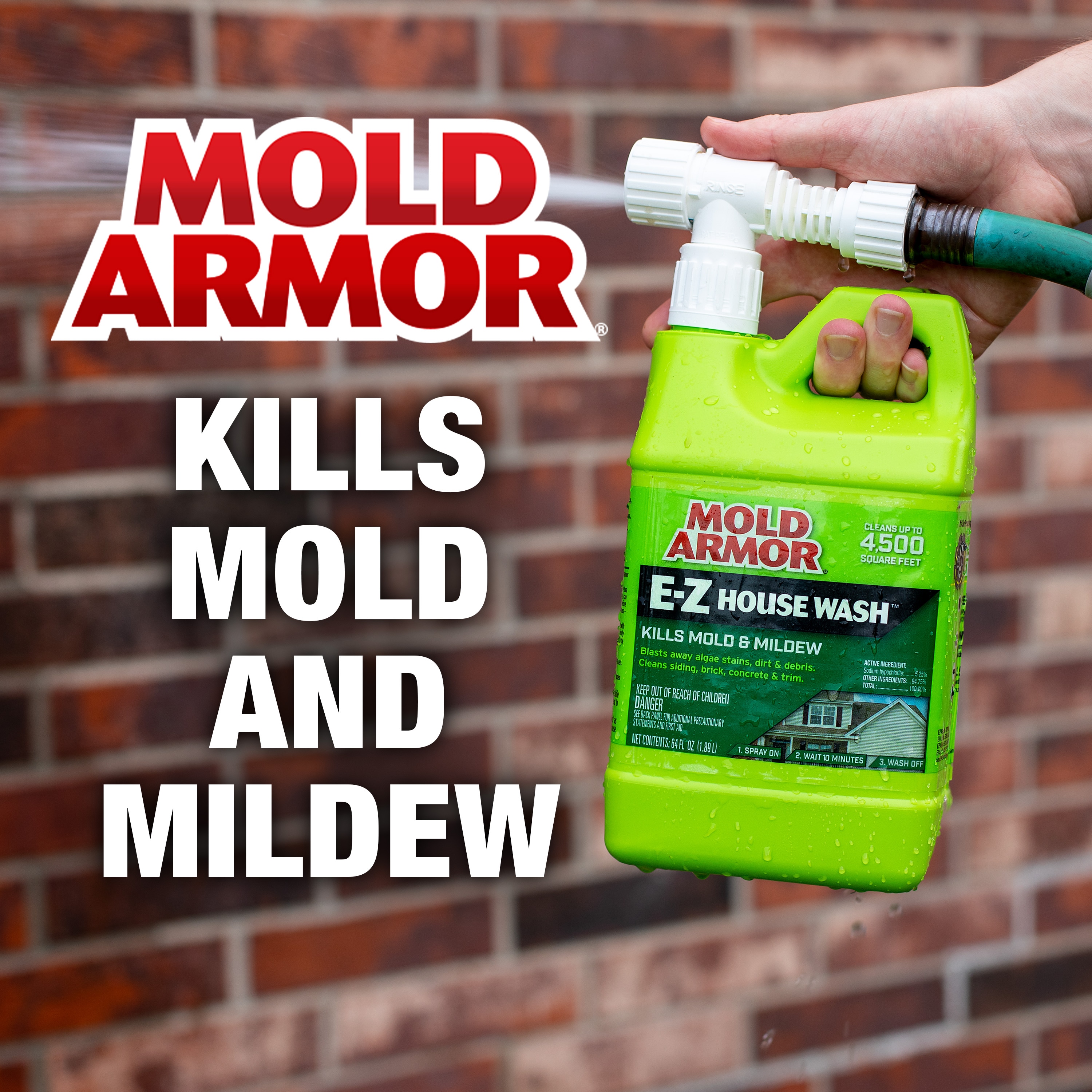 MOLD ARMOR Rapid Clean Remediation, 1 Gallon; Kills, Cleans & Prevents Mold  & Mildew - Mold Armor