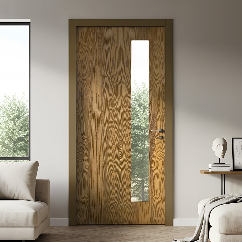CALHOME FD3-BRN-80X36 Entry-Doors - View #3