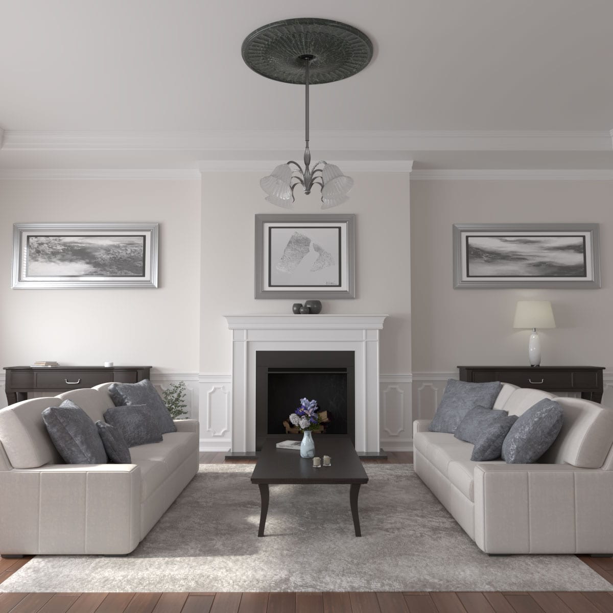 Ekena Millwork CM51GLPTC Ceiling-Medallions - View #4