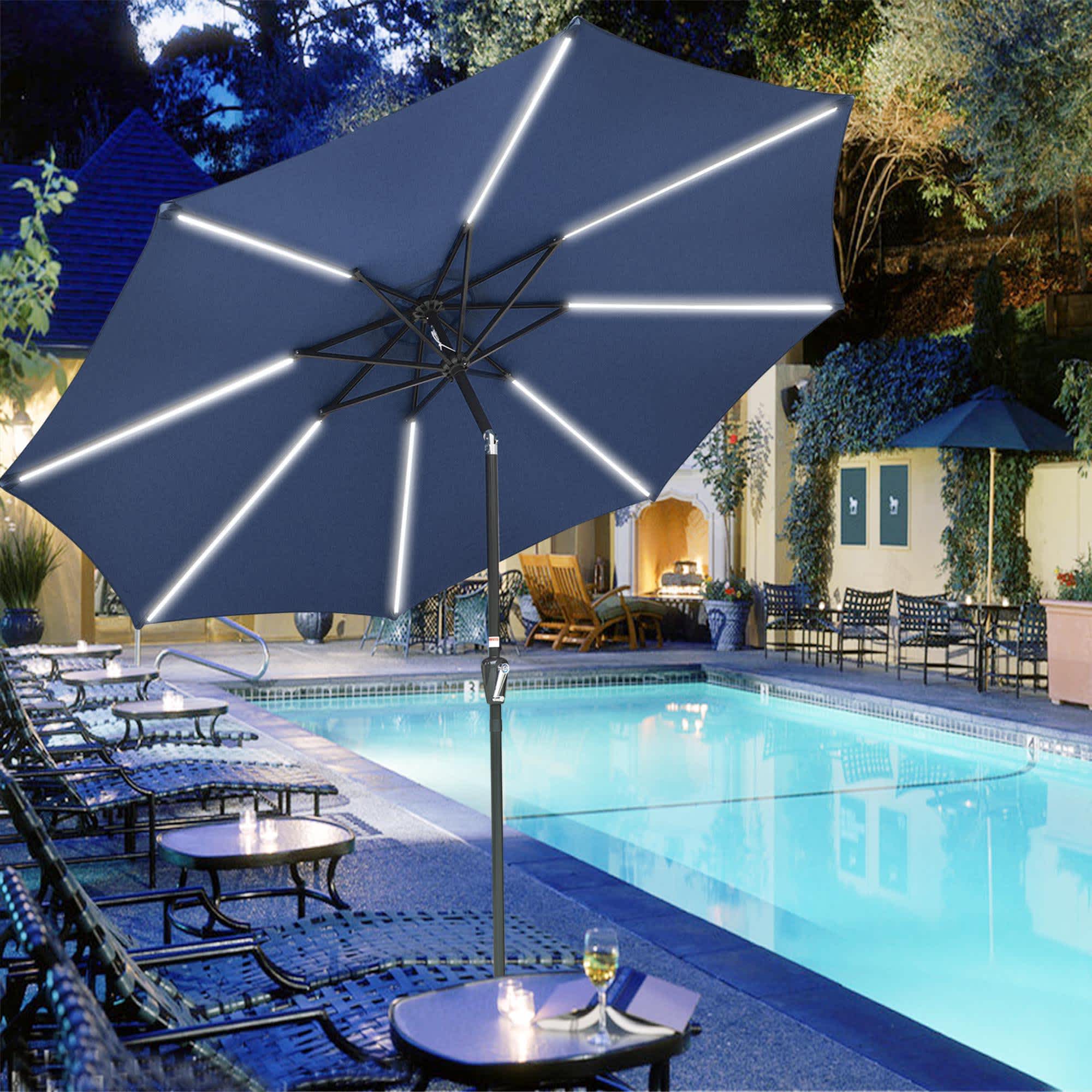 Yescom 07UMB029-9LD-NAVY-LO Umbrellas-2 - View #7