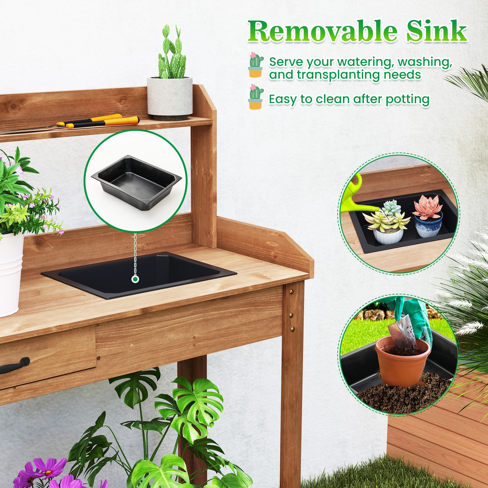 Ayelon GD43GT41CF Potting-Benches - View #7
