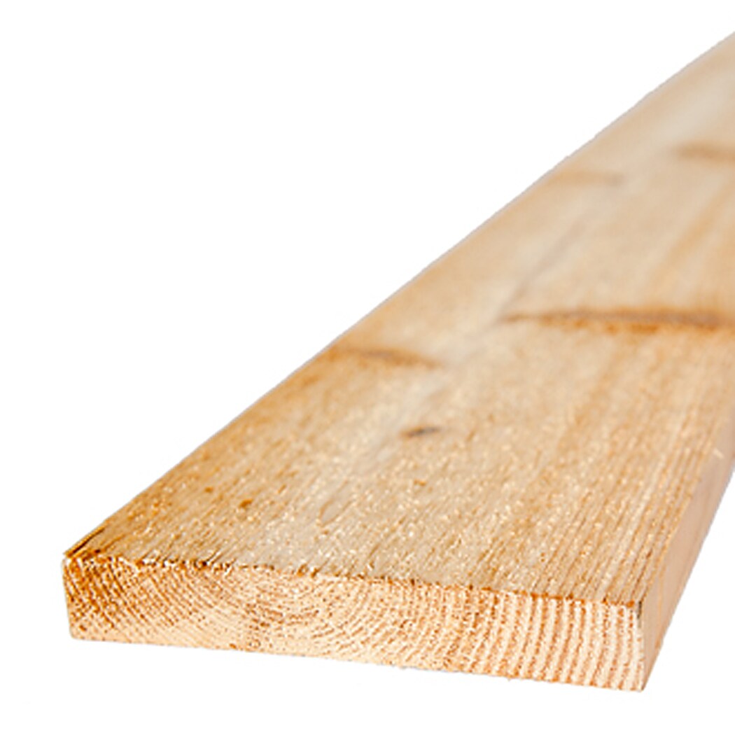 RELIABILT 7582 1-in x 6-in x 10-ft Unfinished #3 Better S1S2E Cedar Common Softwood Board