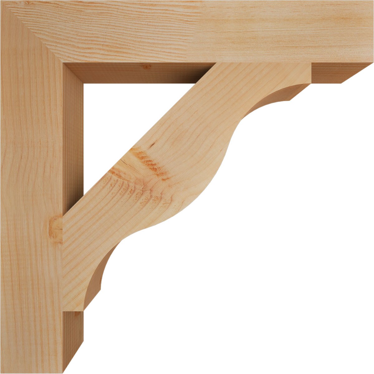 Ekena Millwork BKT04X24X24FST05SDF Exterior-Brackets-Braces - View #3