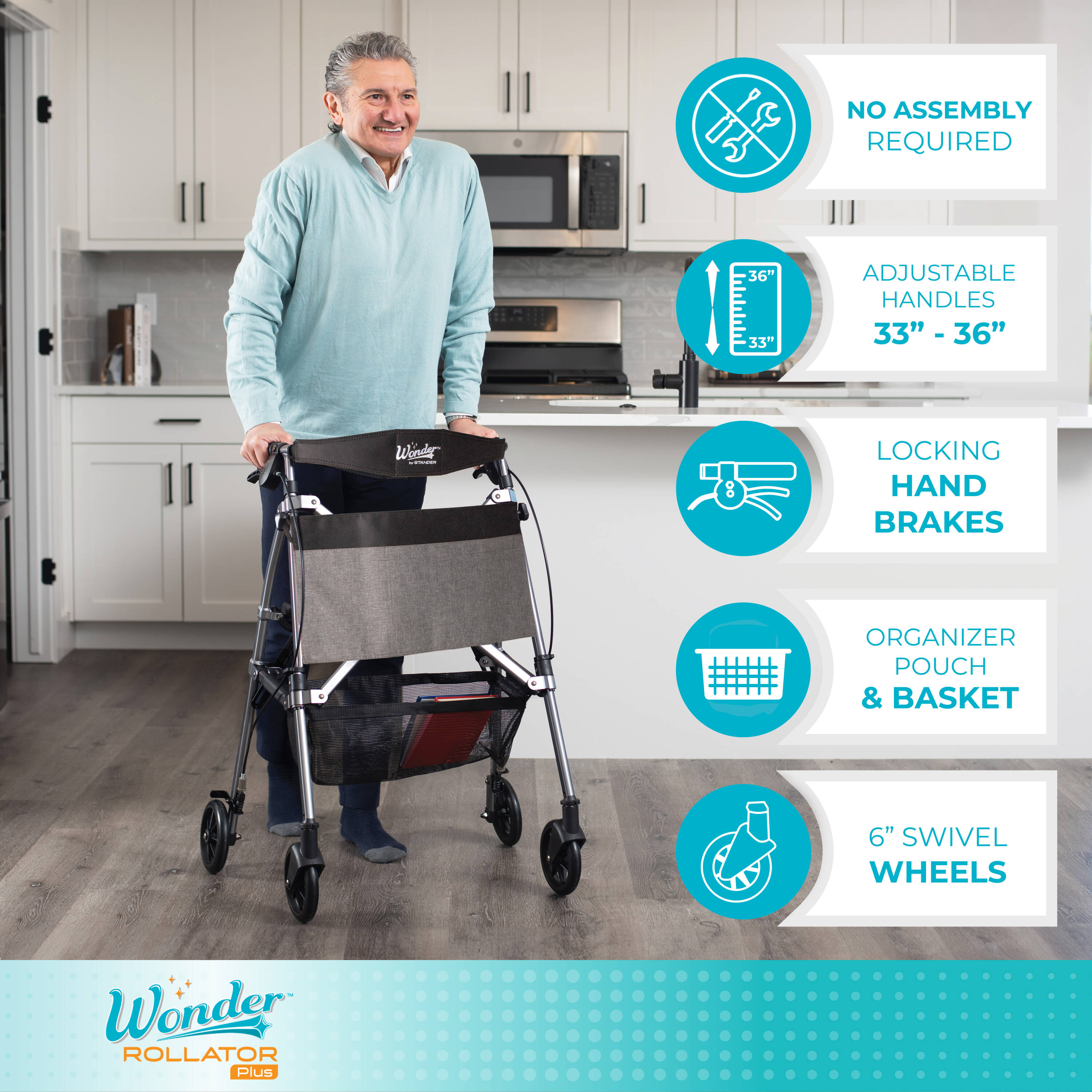 Stander 4350-RR Walkers-Wheelchairs-Rollators - View #5