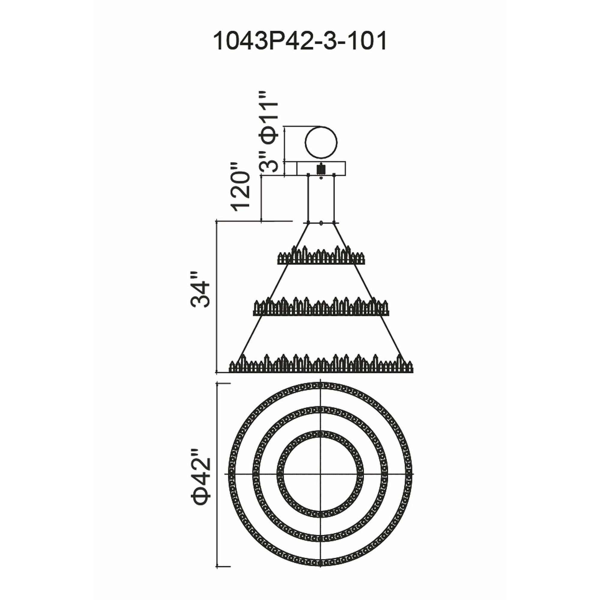 CWI Lighting 1043P42-3-101 b090015 - View #9
