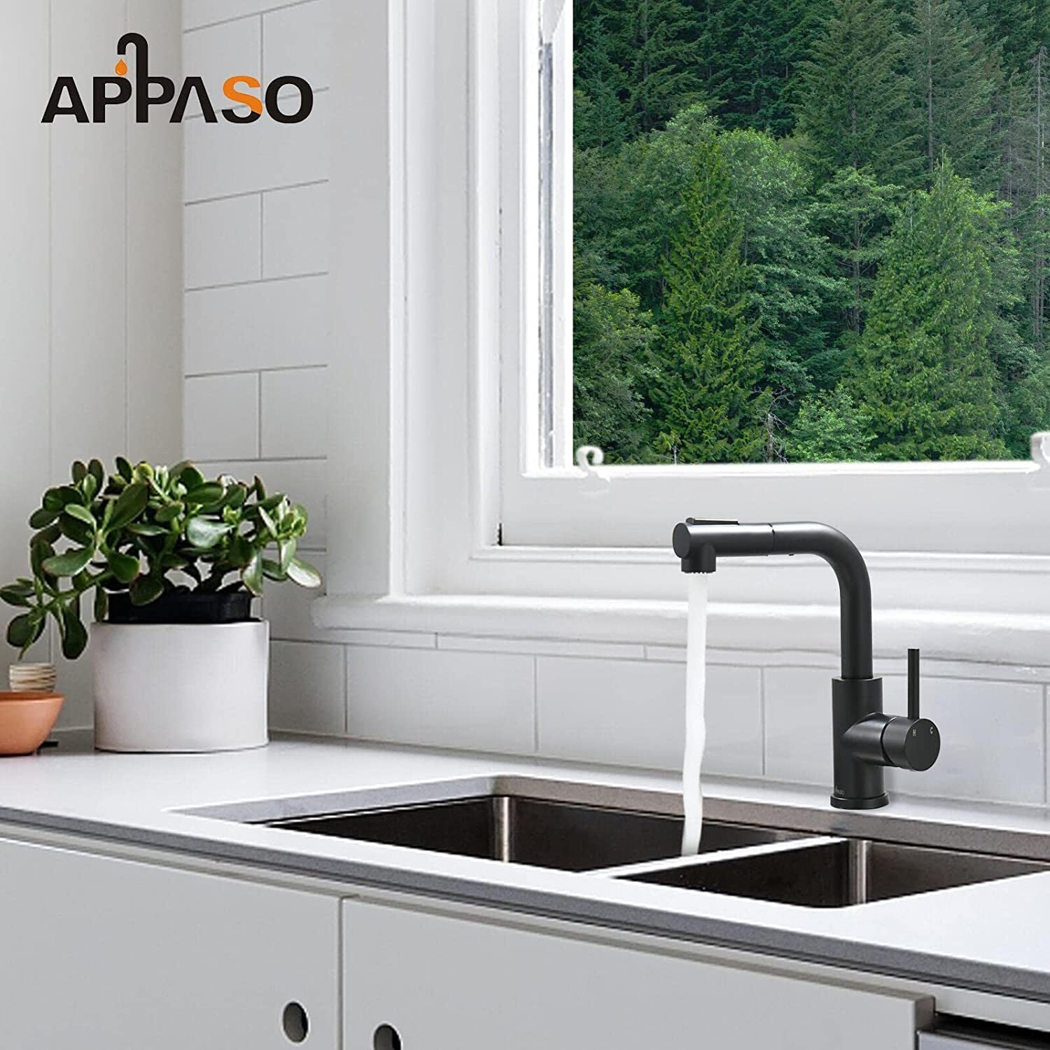 APPASO APS266-MB Kitchen-Faucets - View #6