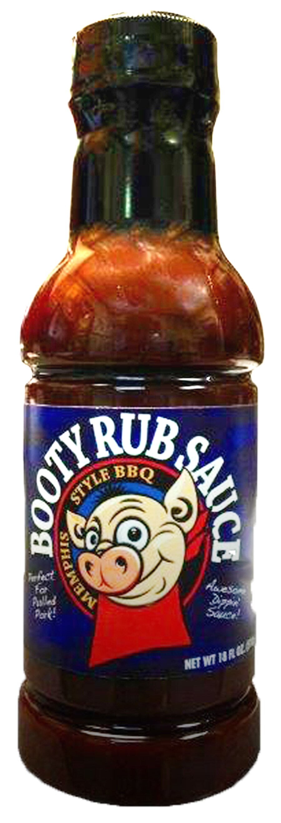 Booty Rub OW85180 18-oz Hot with Hint Of Vinegar Marinade Sauce
