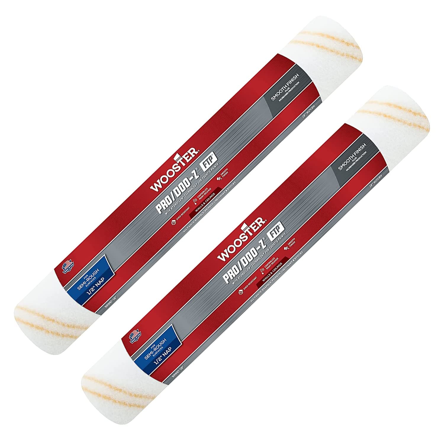 Wooster RR667-18-2PK Roller-Covers - View #2