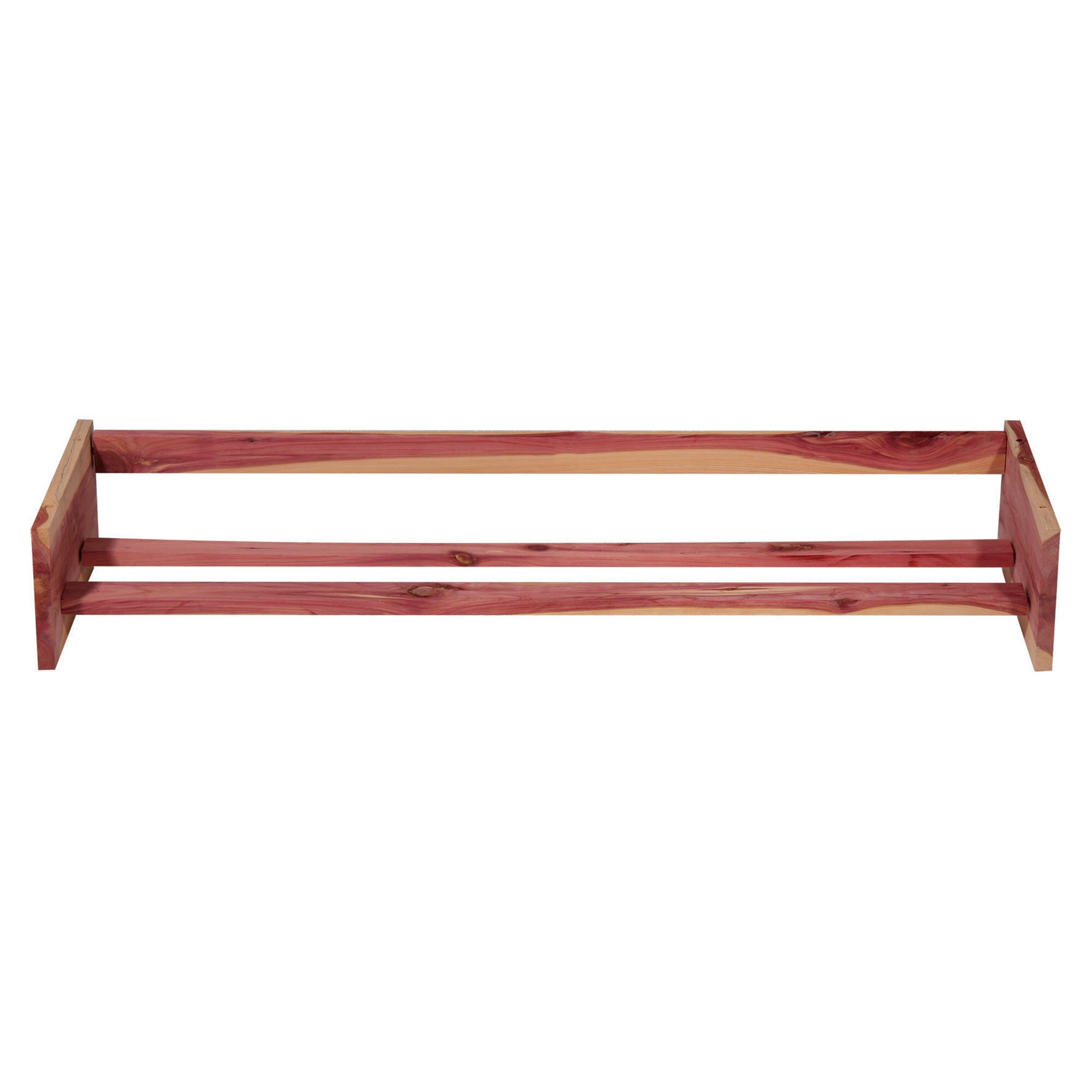 Household Essentials 2122-1 11-Inches H 2 Tier 8 pair Brown Wood Shoe organizer
