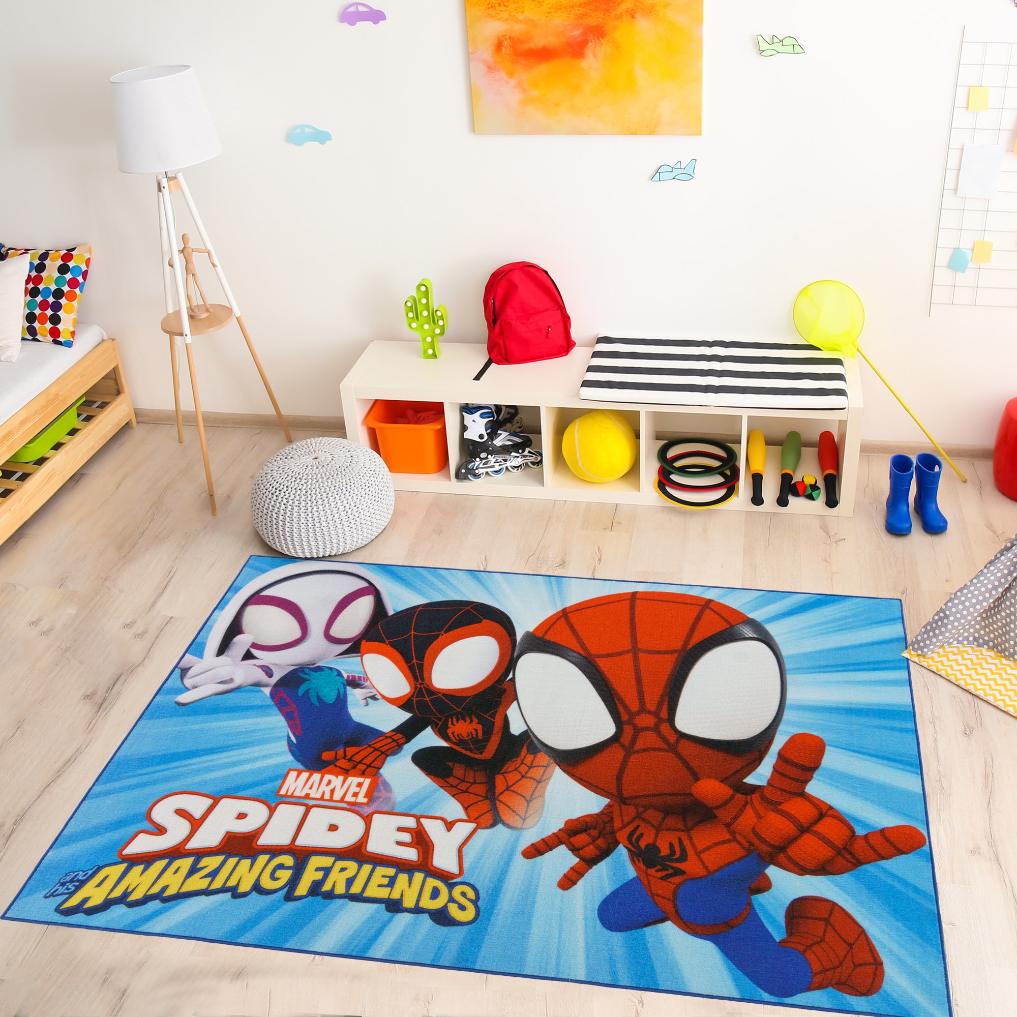 Marvel Spidey & Friends 54x78 Area Kids' Rug