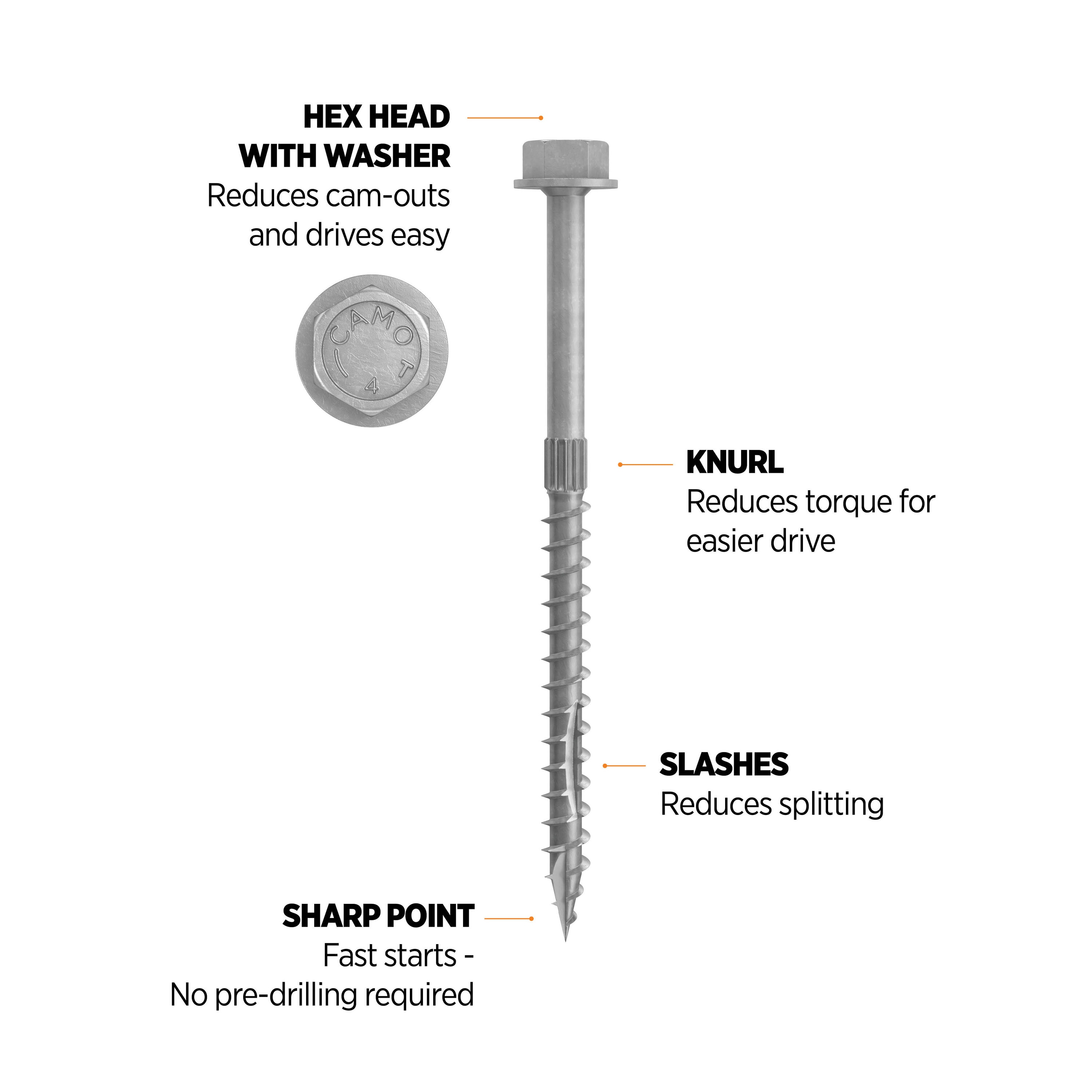 CAMO 0368204 Lag-Screws - View #3