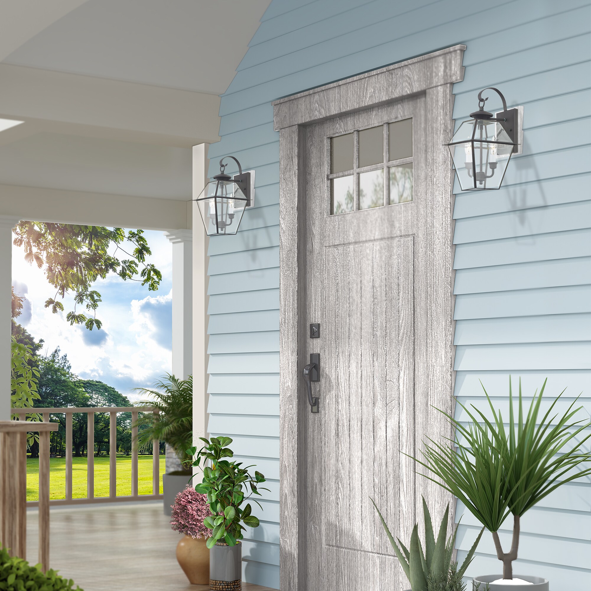 Livex Lighting 2281-61 Outdoor-Wall-Lighting - View #6