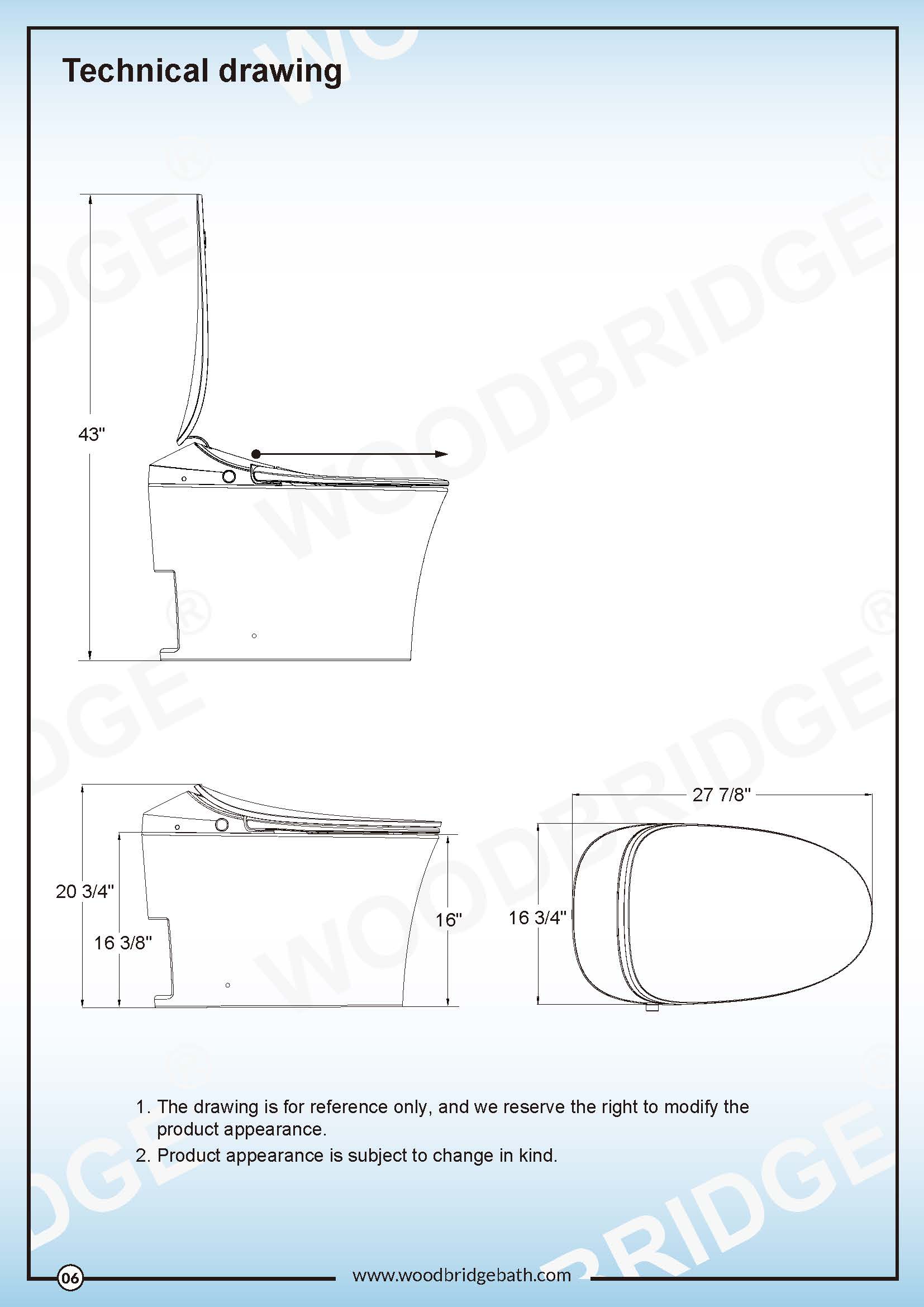 Woodbridge LT551 bidets - View #7