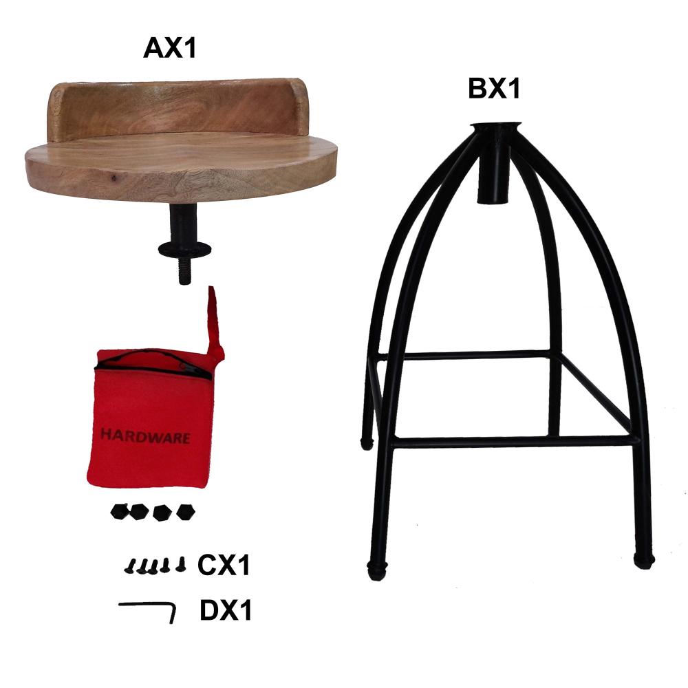 Benzara UPT-165867 stools - View #8