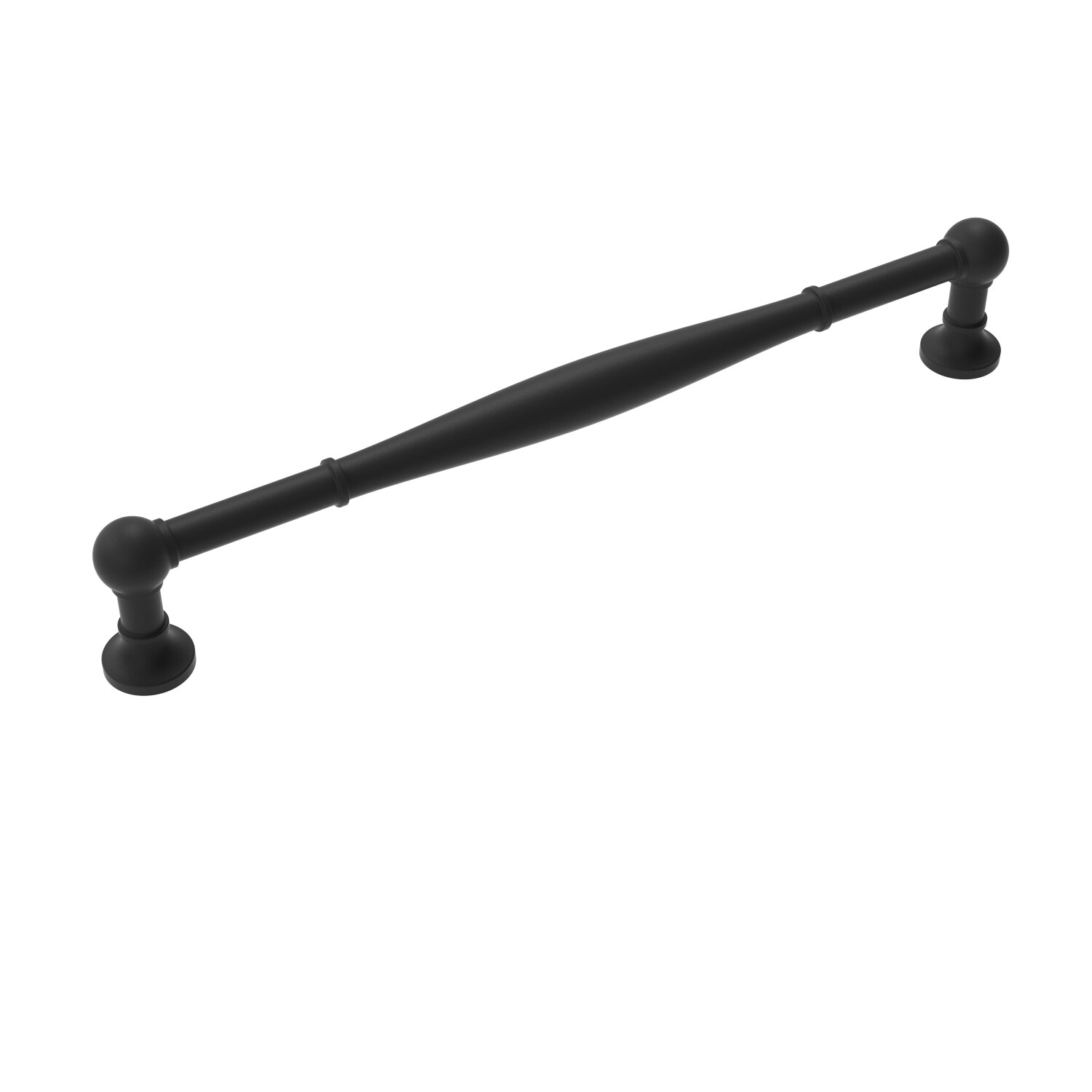 Belwith Keeler B077277-MB Fuller 12-in , 305mm Center to Center Matte Black Rectangular Handle Appliance Drawer Pulls