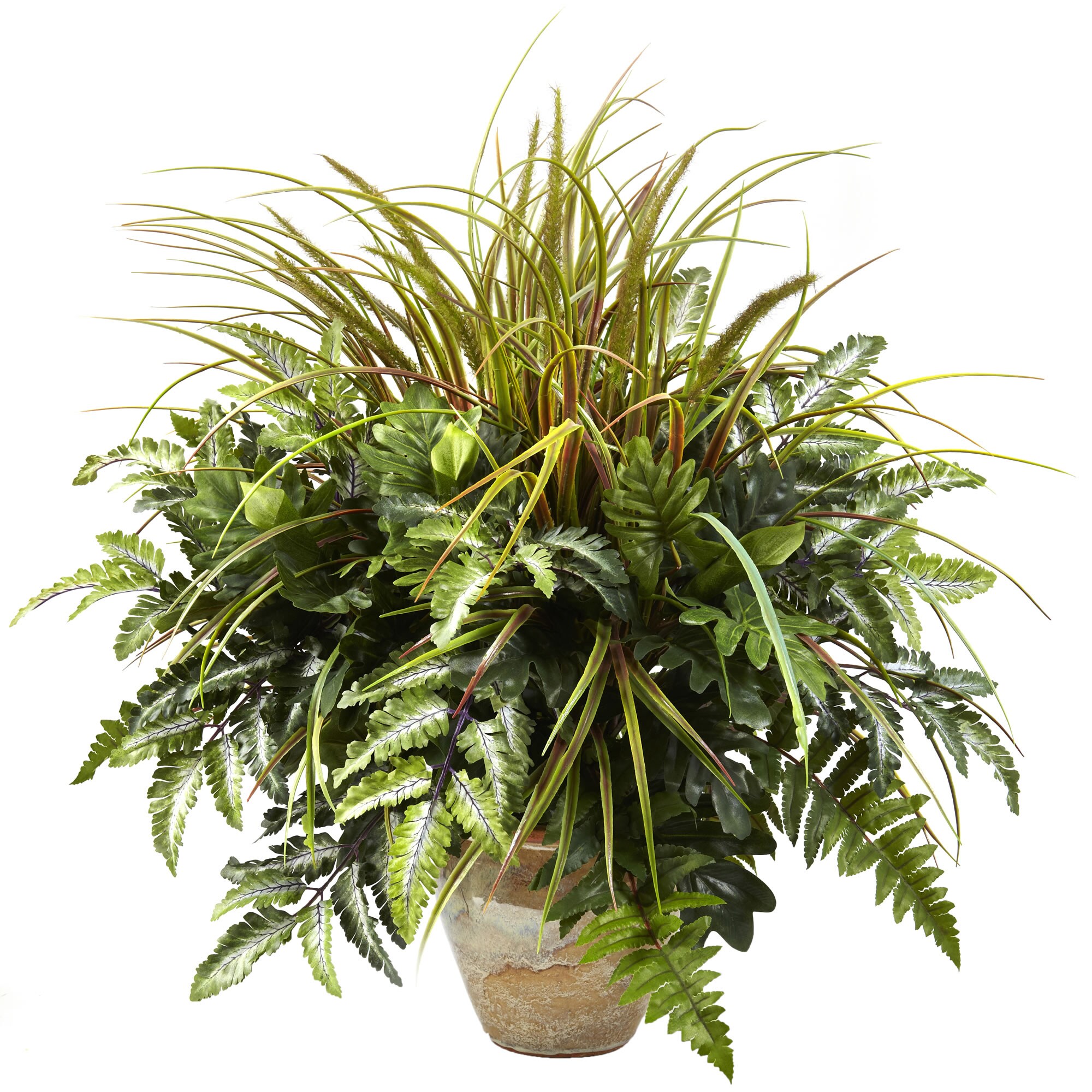 Nearly Natural 28 In Green Indoor Silk Artificial Plant At Lowes Com   05114395 