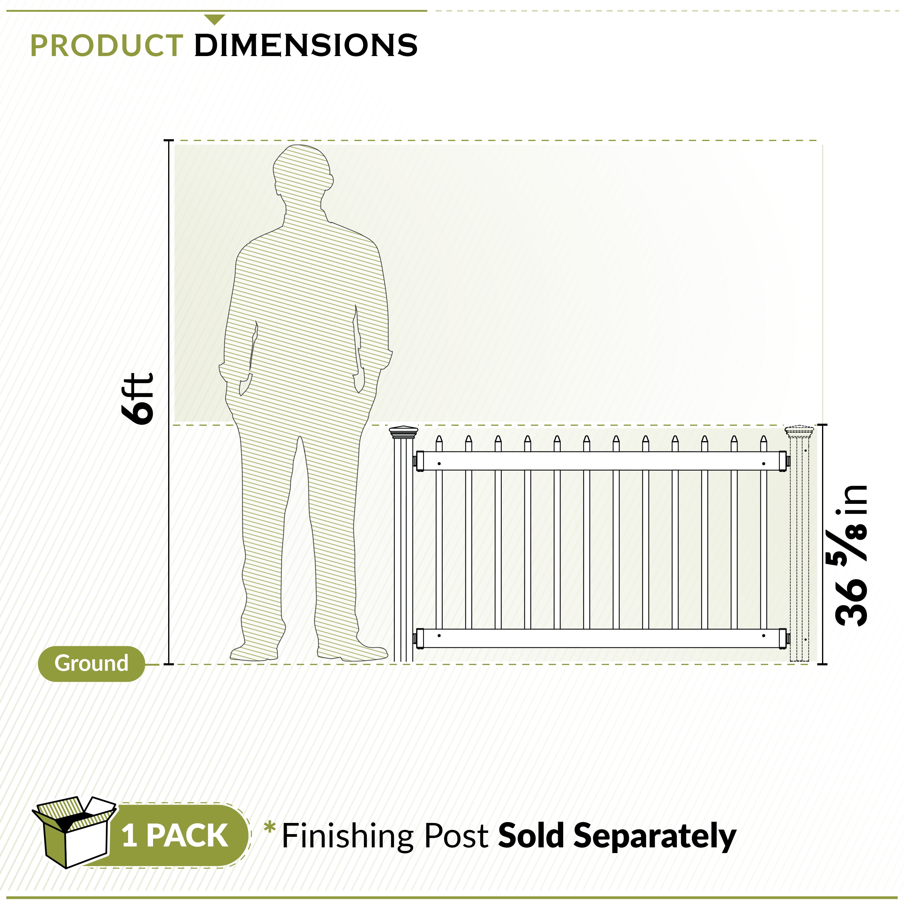 Zippity Outdoor Products ZP19069 Vinyl-Fence-Panels - View #8