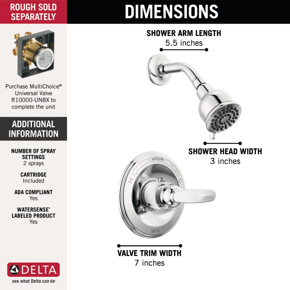 Delta BT13210 Tub-Shower-Faucets - View #3