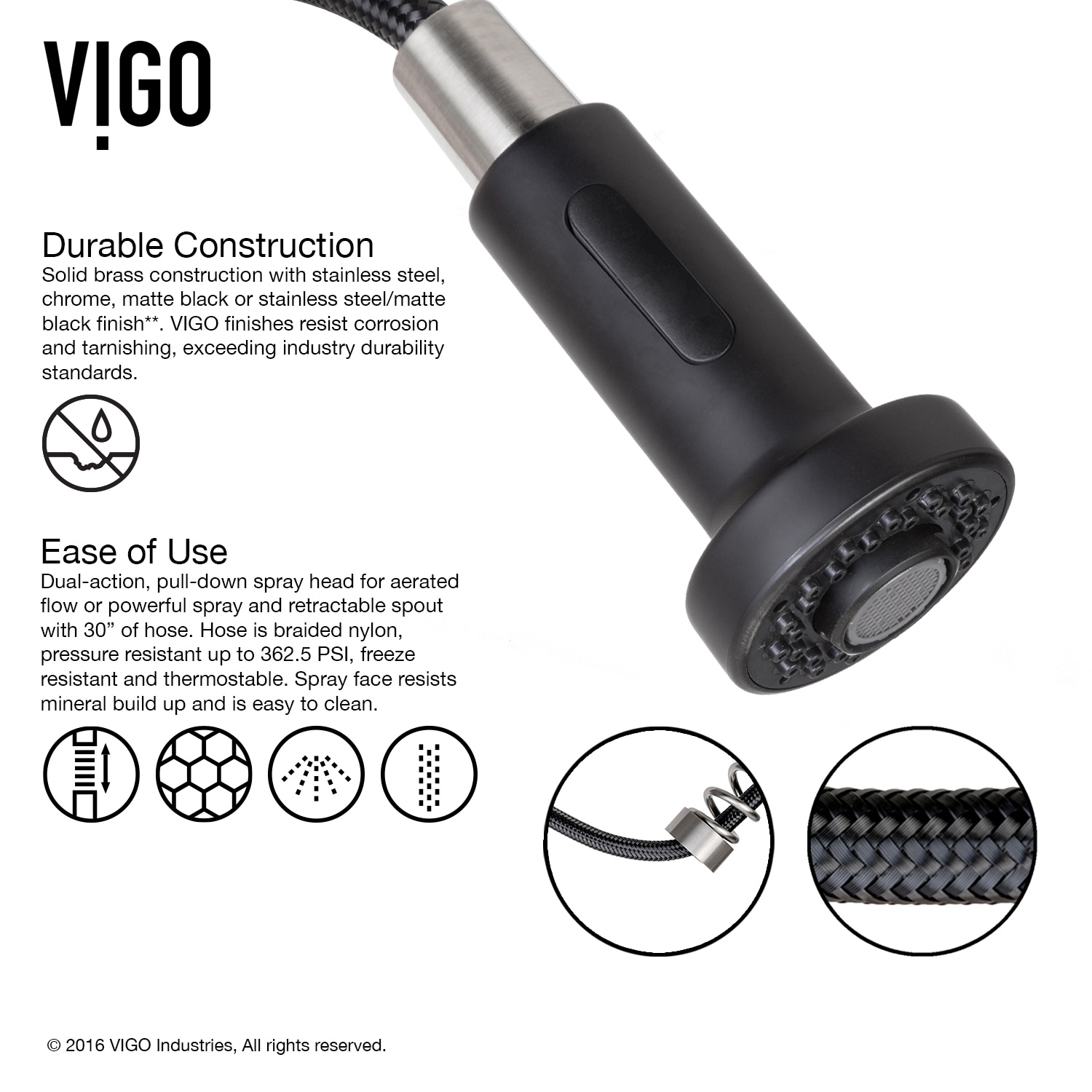 VIGO VG02001STMBK2 Kitchen-Faucets - View #9