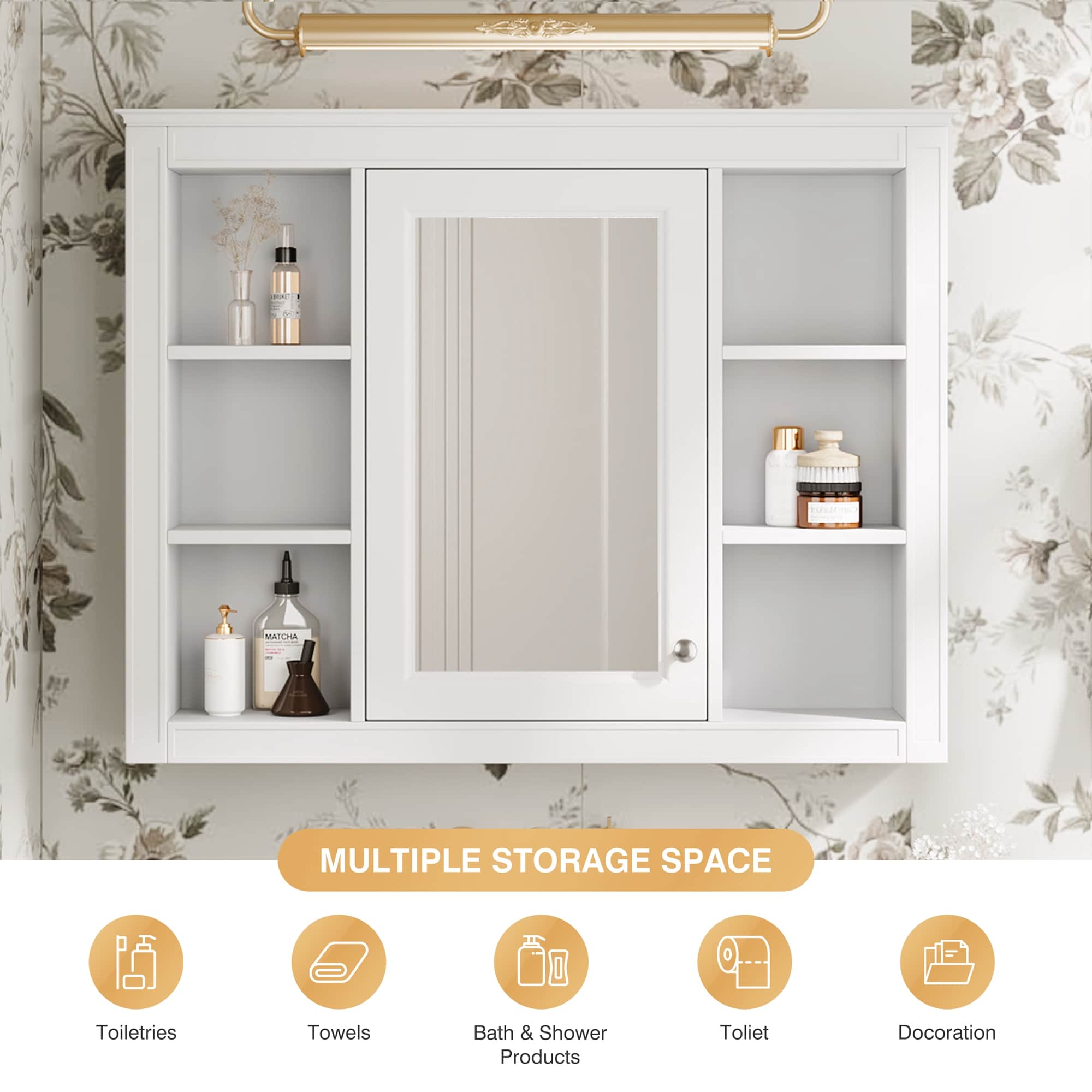 Forclover HBV-917AAK Bathroom-Medicine-Cabinets - View #4