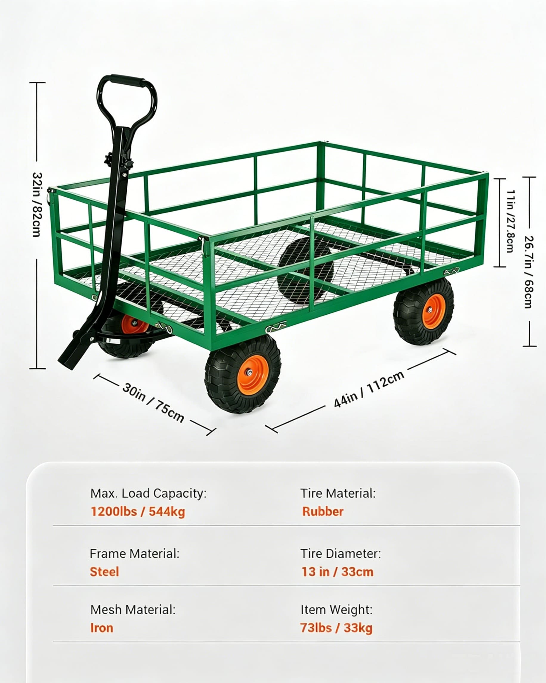 GarveeLife LOGRJYH-26052503 Yard-Carts - View #2