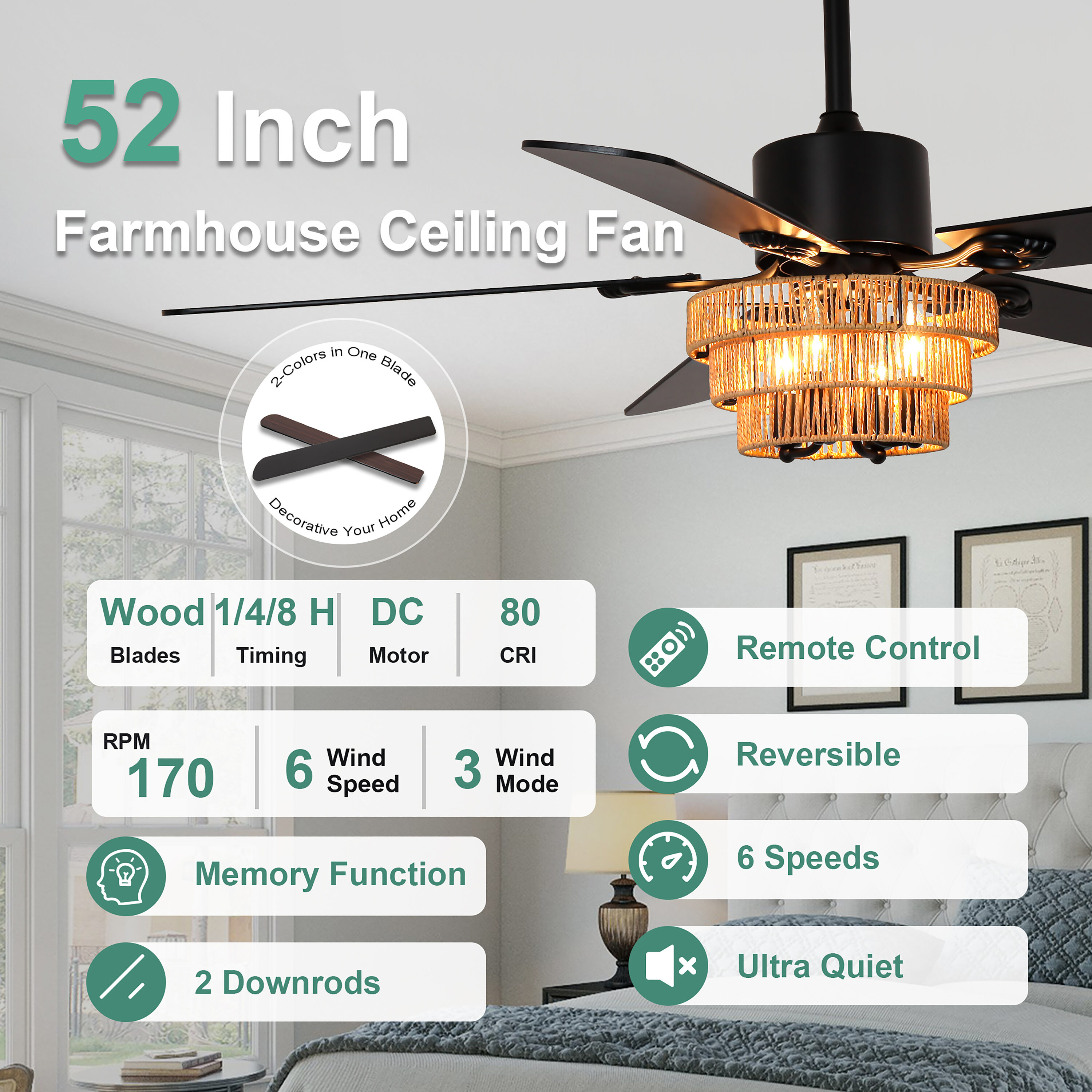 Cusp Barn CS52P21 Ceiling-Fans - View #5