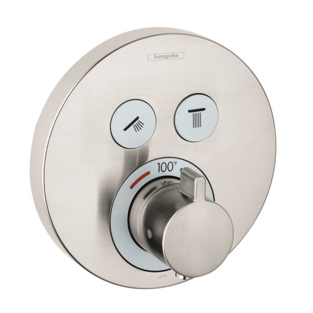 Hansgrohe 15743821 Brushed Nickel Knob Shower Faucet Handle