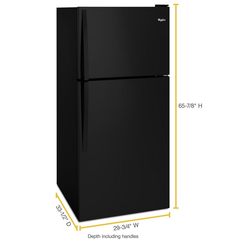 Whirlpool WRT318FMDB Top-Freezer-Refrigerators - View #3